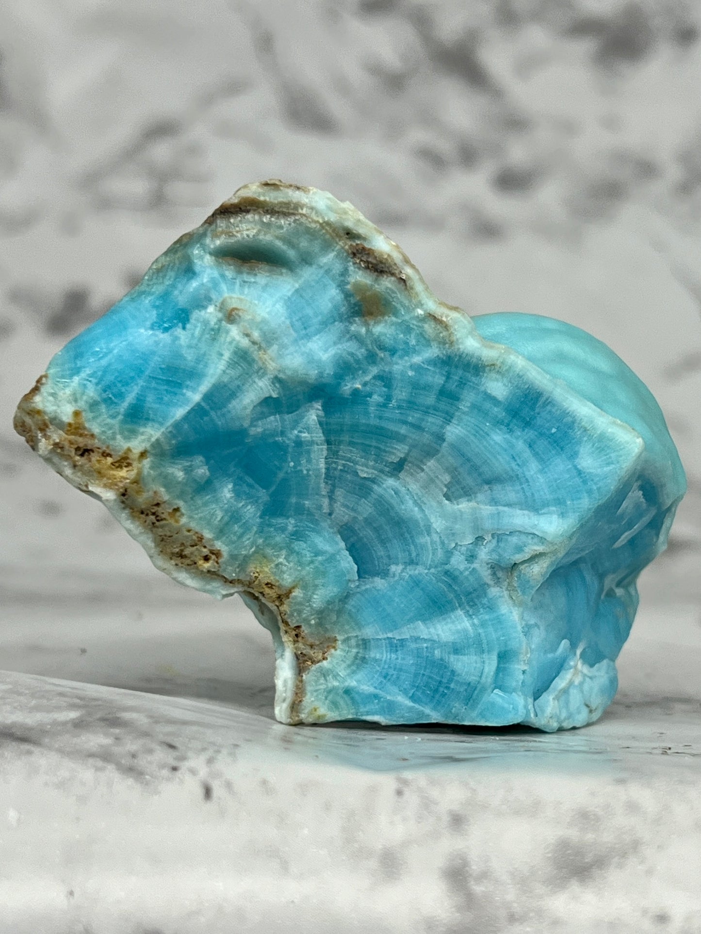 Blue Aragonite Specimen