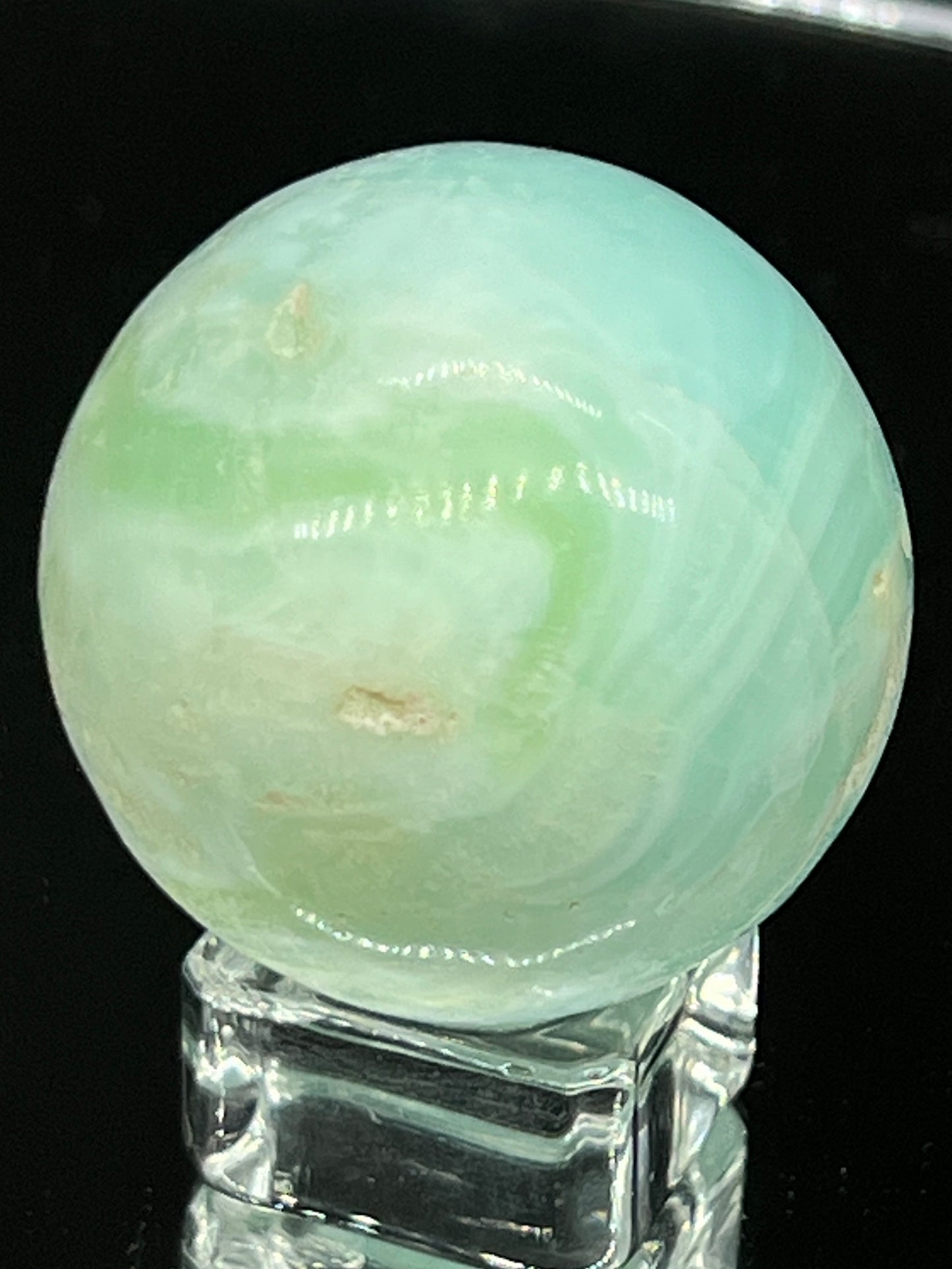 Blue Aragonite & Smithsonite Sphere