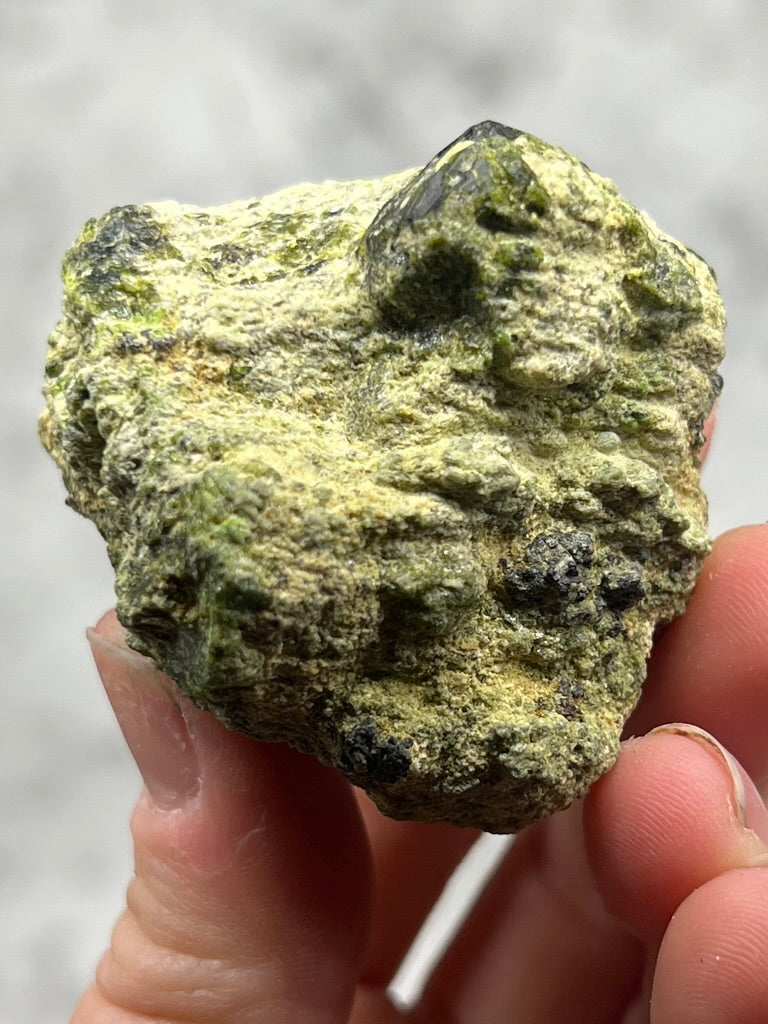 Green Garnet Specimen