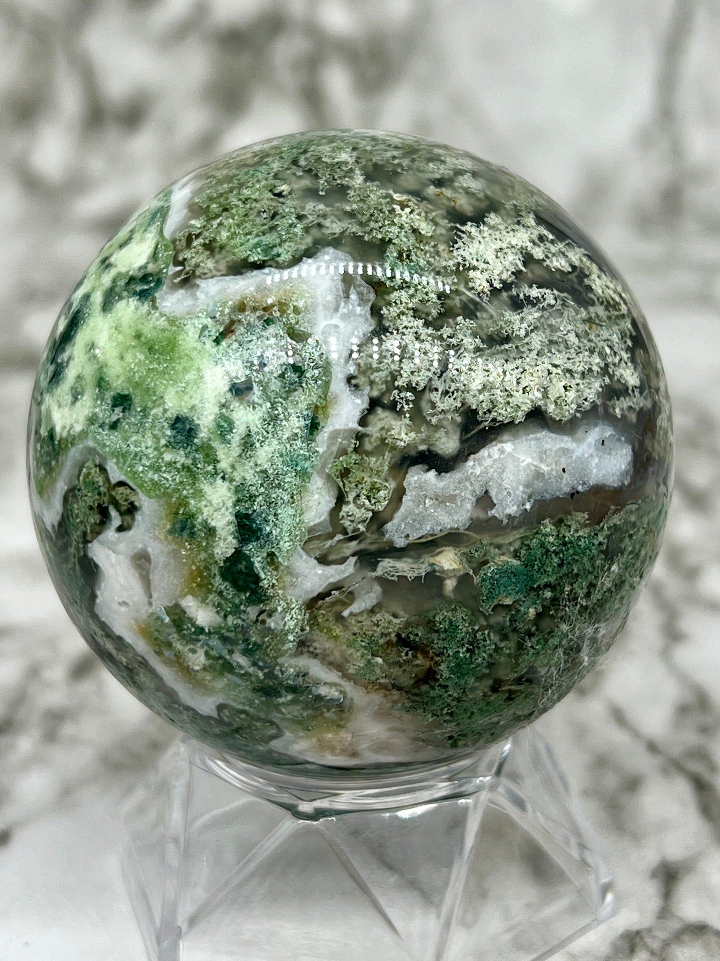 Moss Agate Sphere