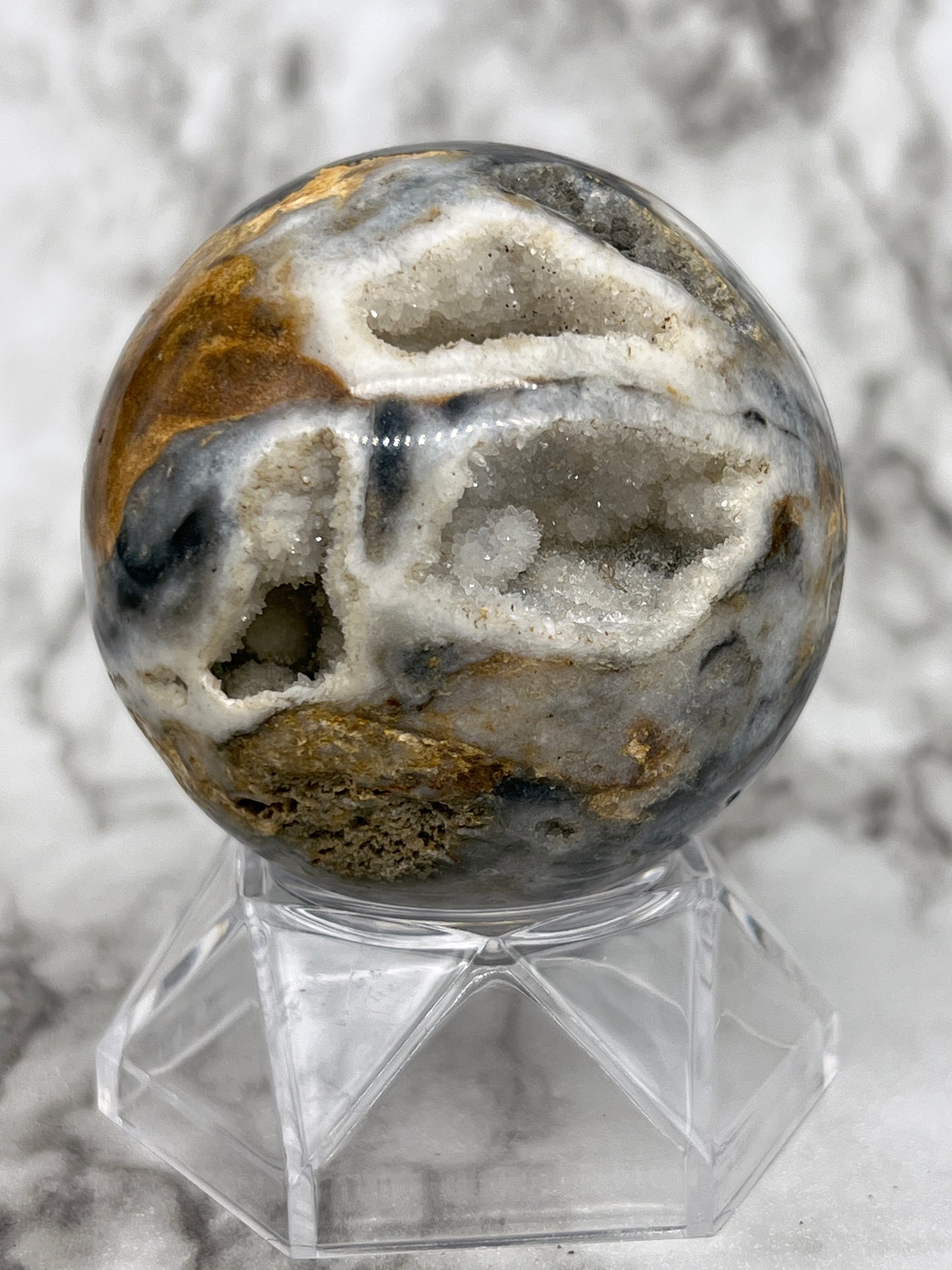 Sphalerite Druzy Sphere