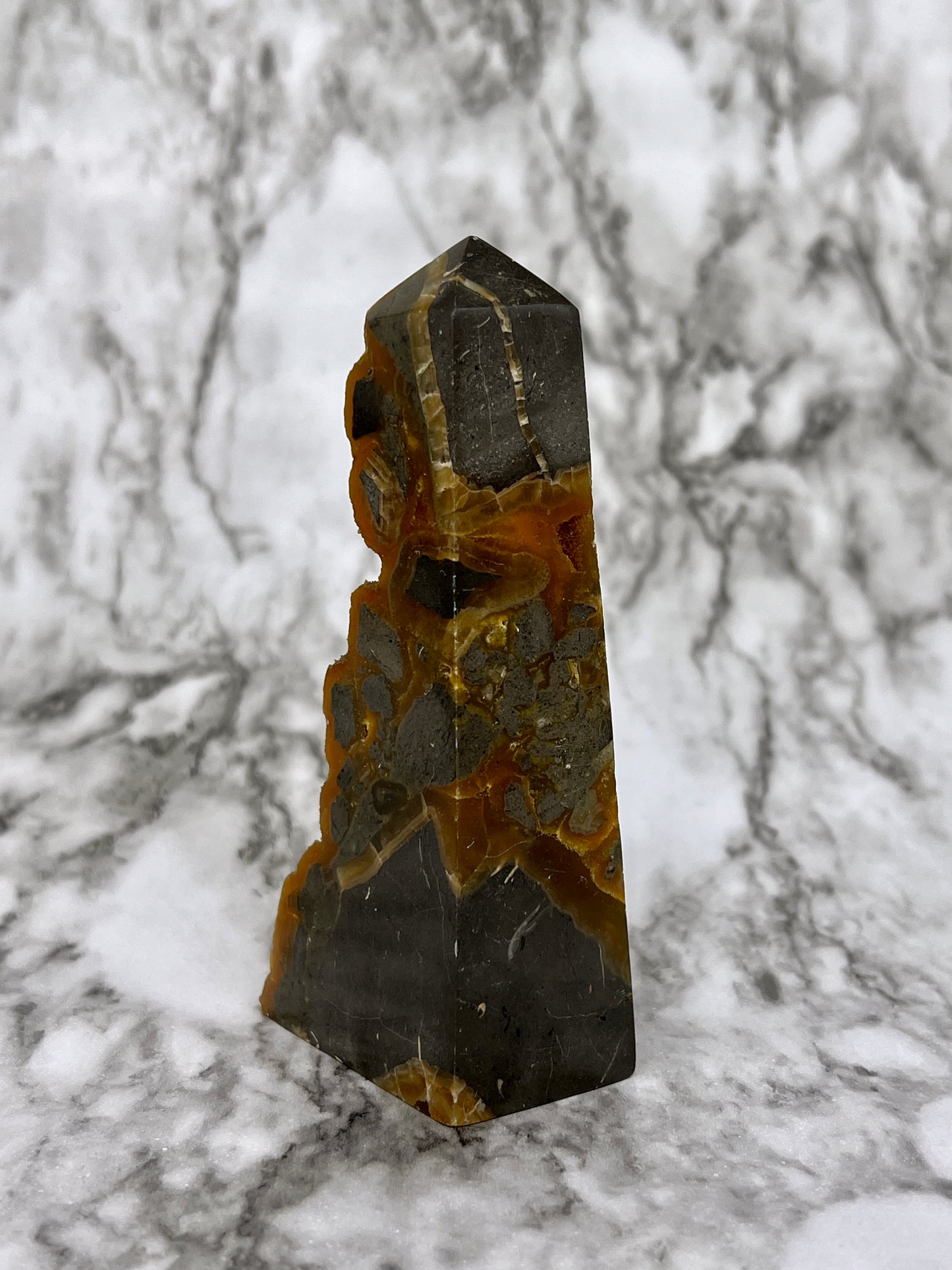 Septarian Druzy Tower