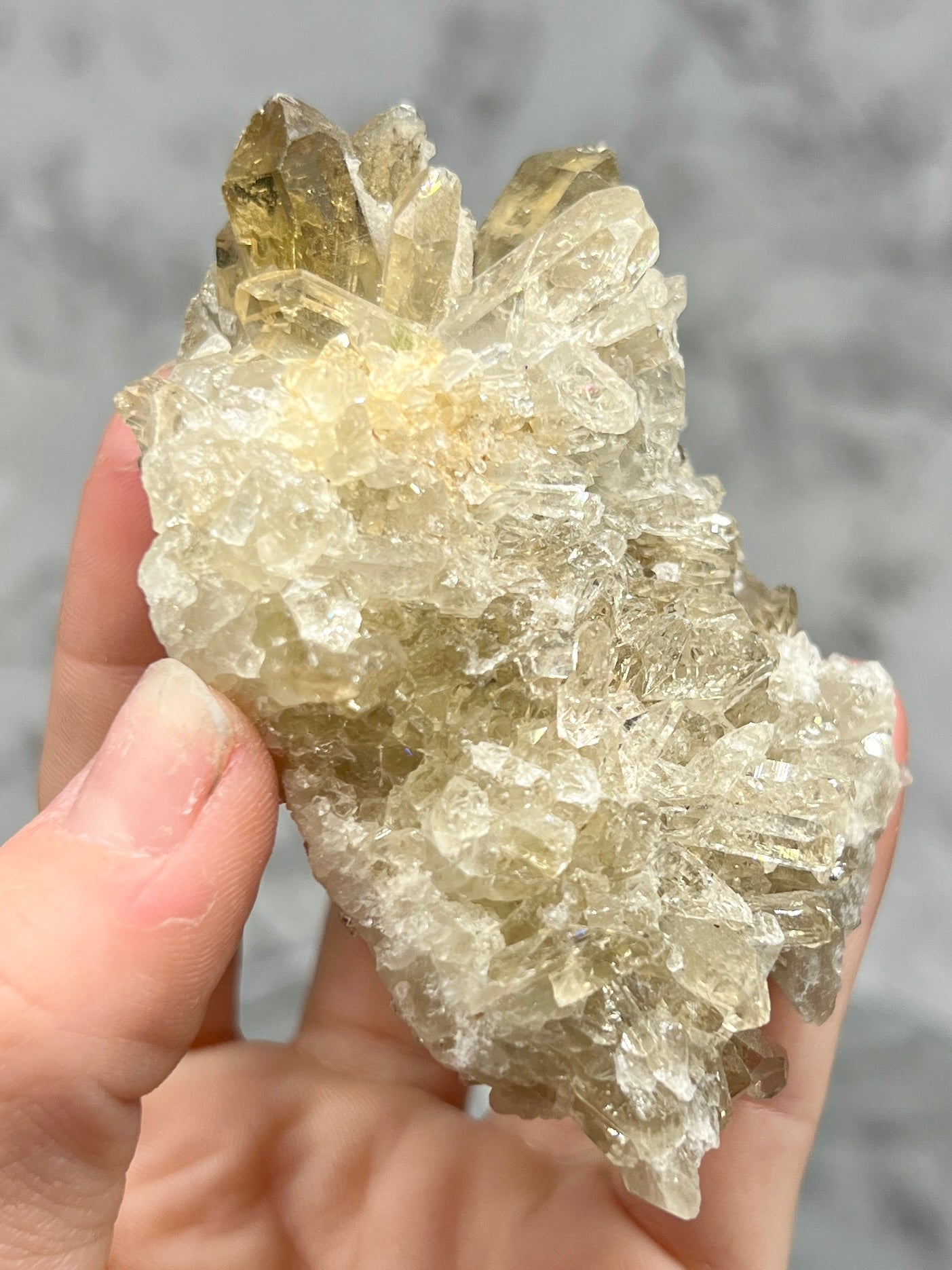 Citrine Large, Extra Sparkly Cluster / Specimen