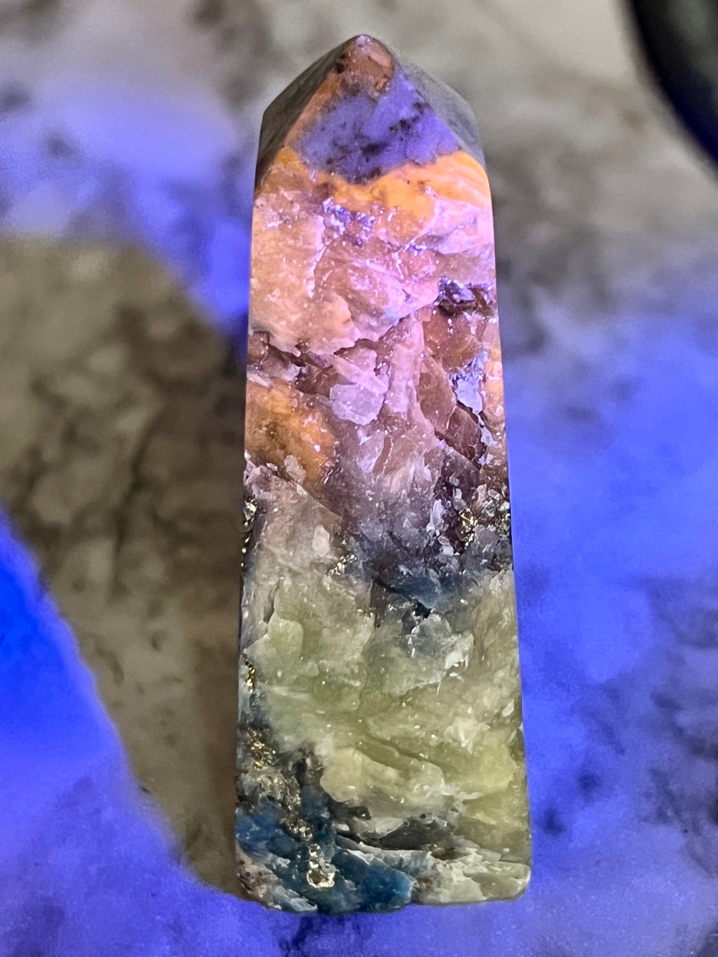 Afghanite Rare UV-Reactive Specimen Tower