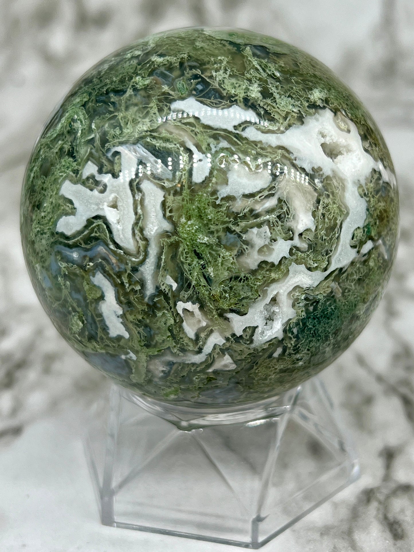 Moss Agate Sphere