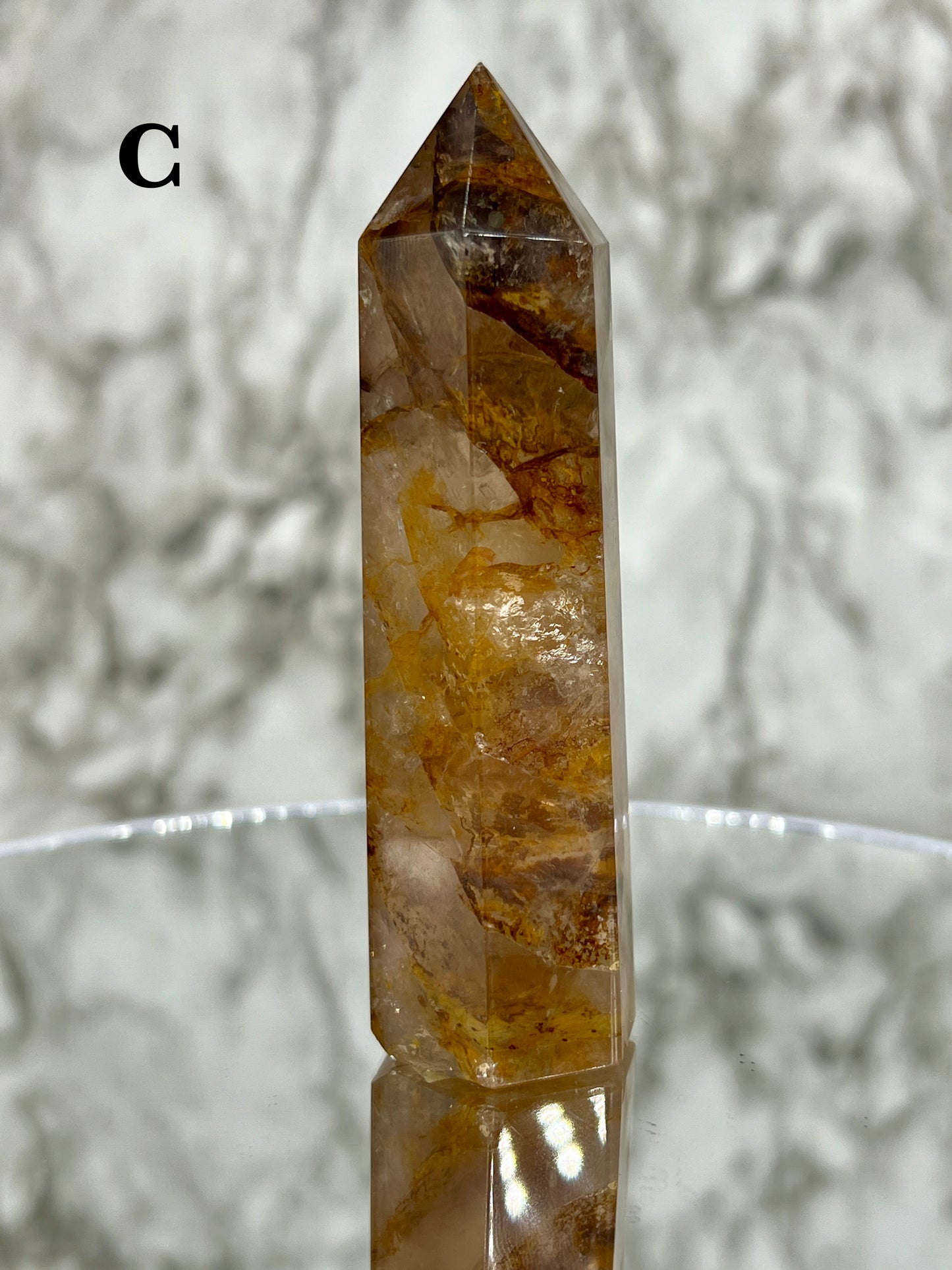 Golden Healer / Yellow Fire Quartz Point