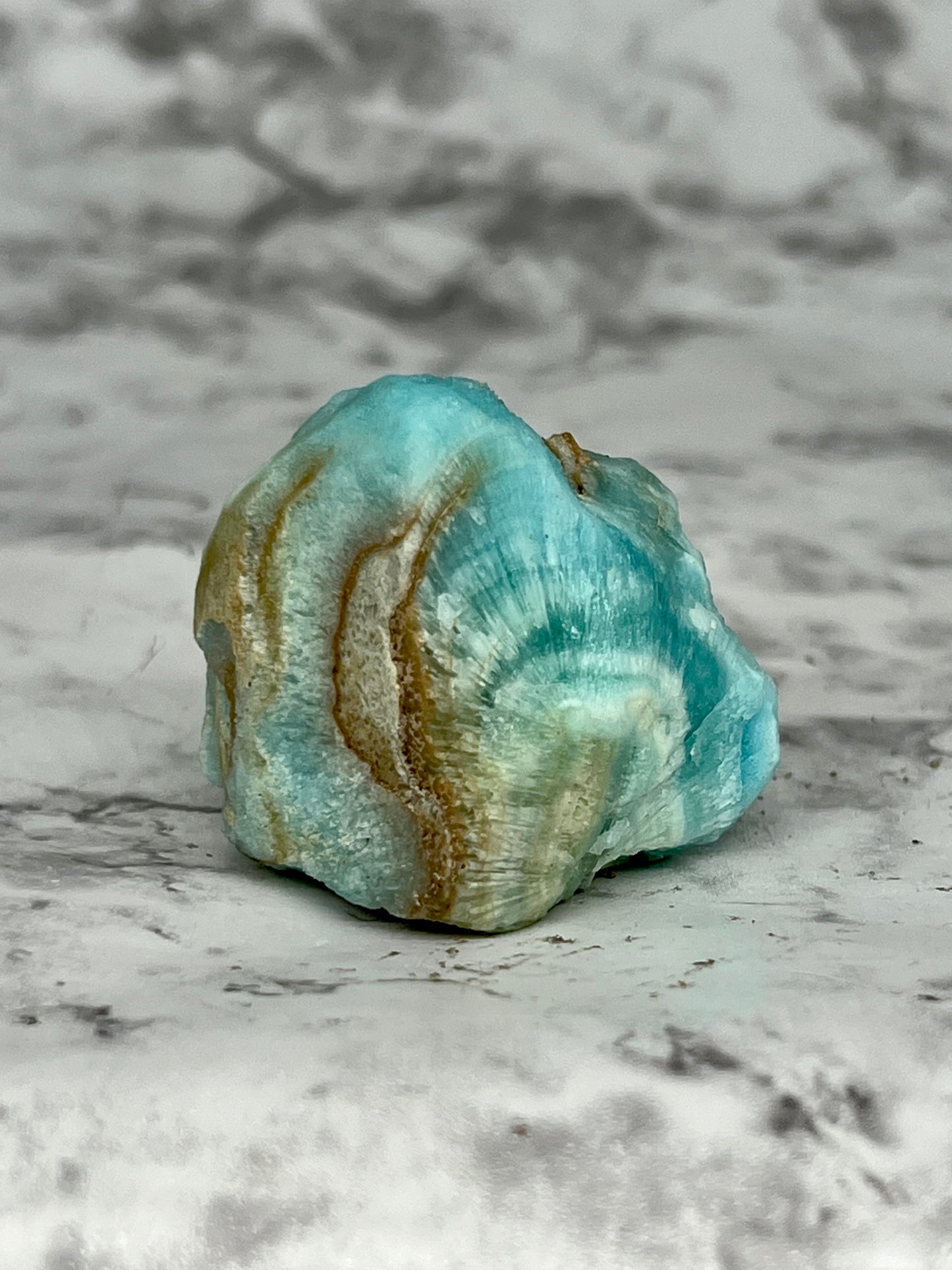 Blue Aragonite Specimen