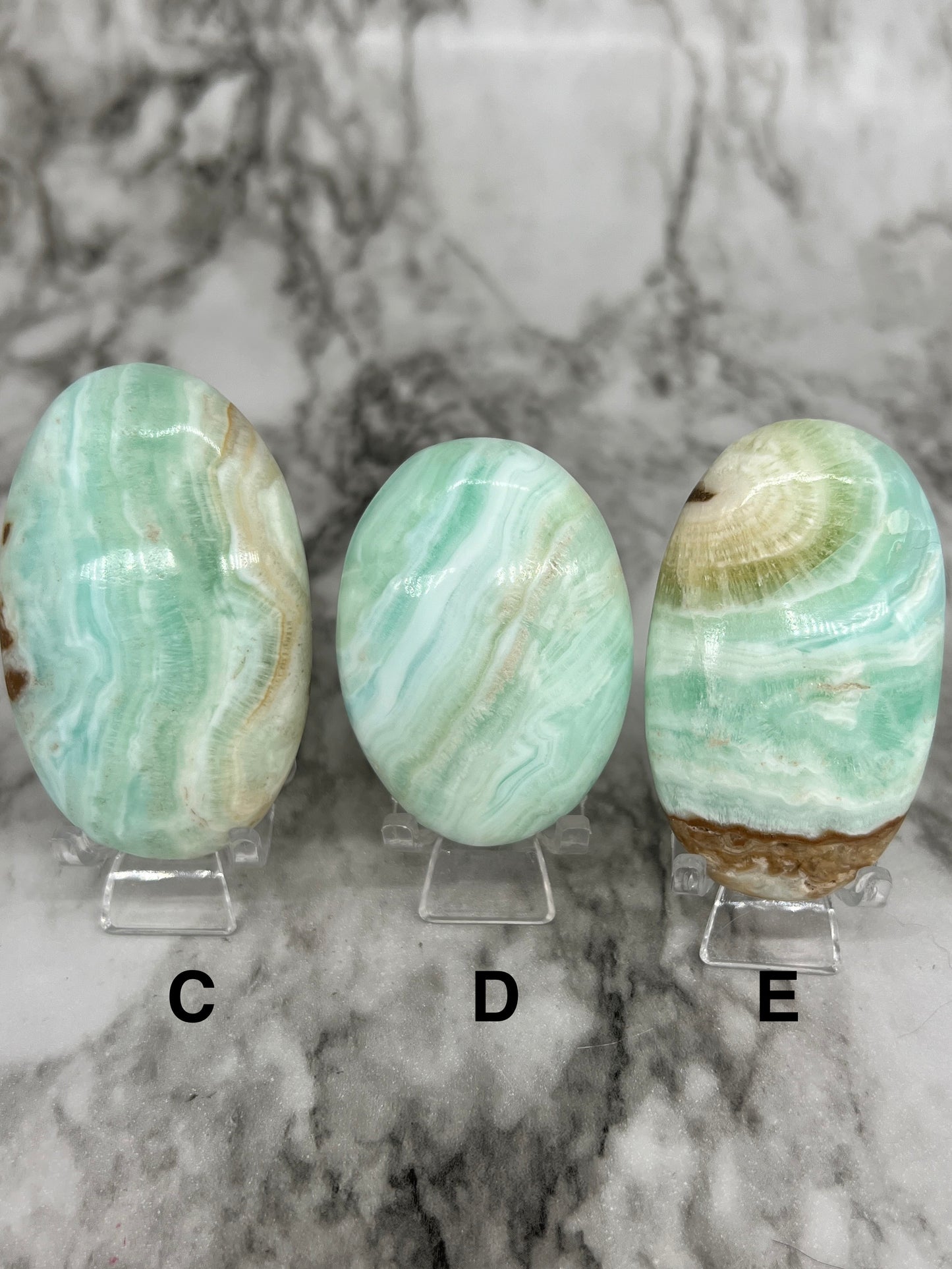 Aqua Caribbean Calcite Palm