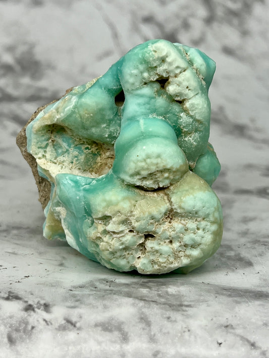 Blue Aragonite Specimen