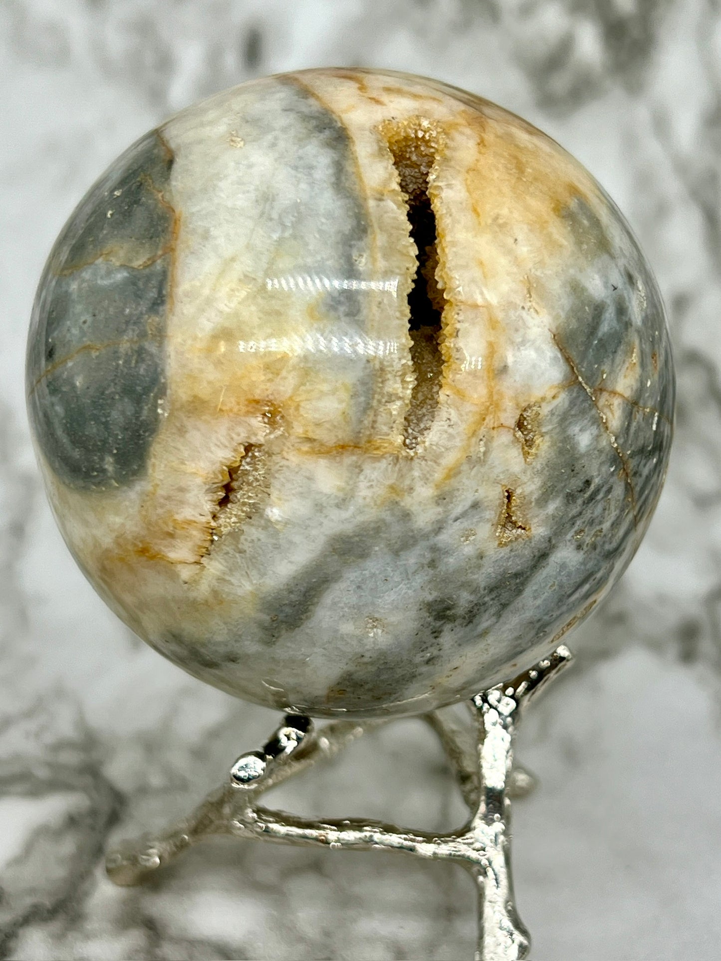 Sphalerite Druzy Sphere