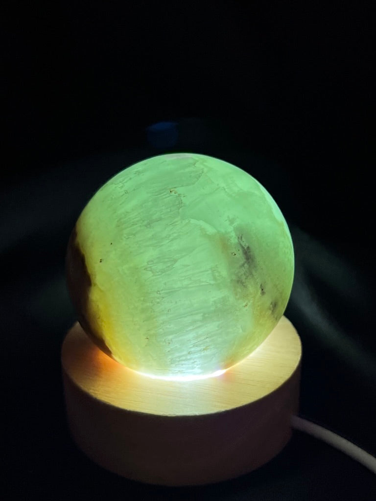 Aqua Caribbean Calcite Sphere