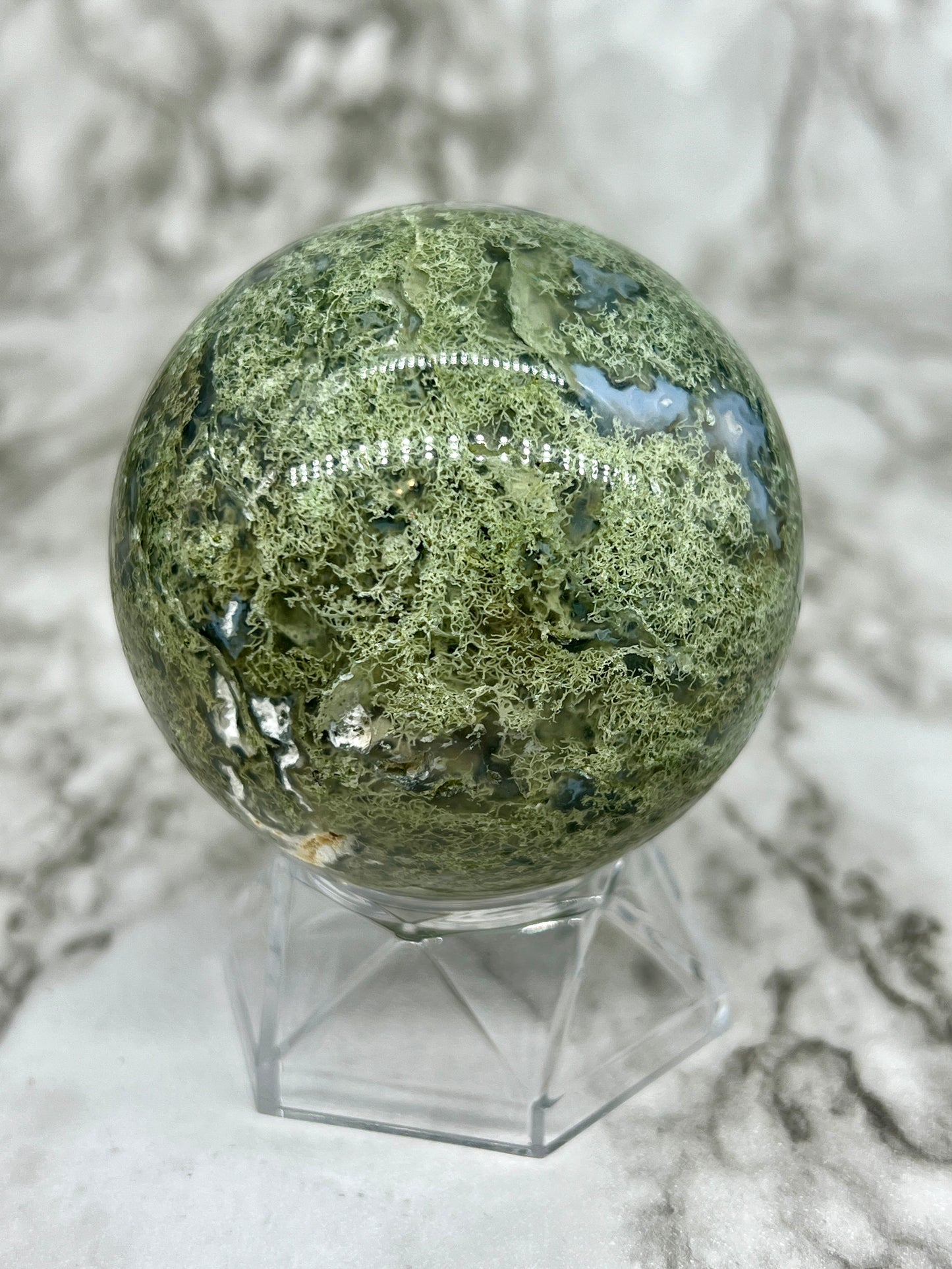 Moss Agate Sphere