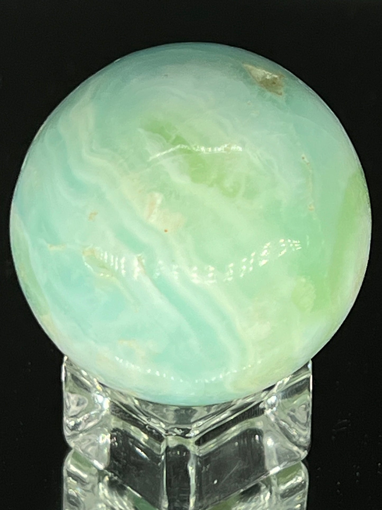 Blue Aragonite & Smithsonite Sphere