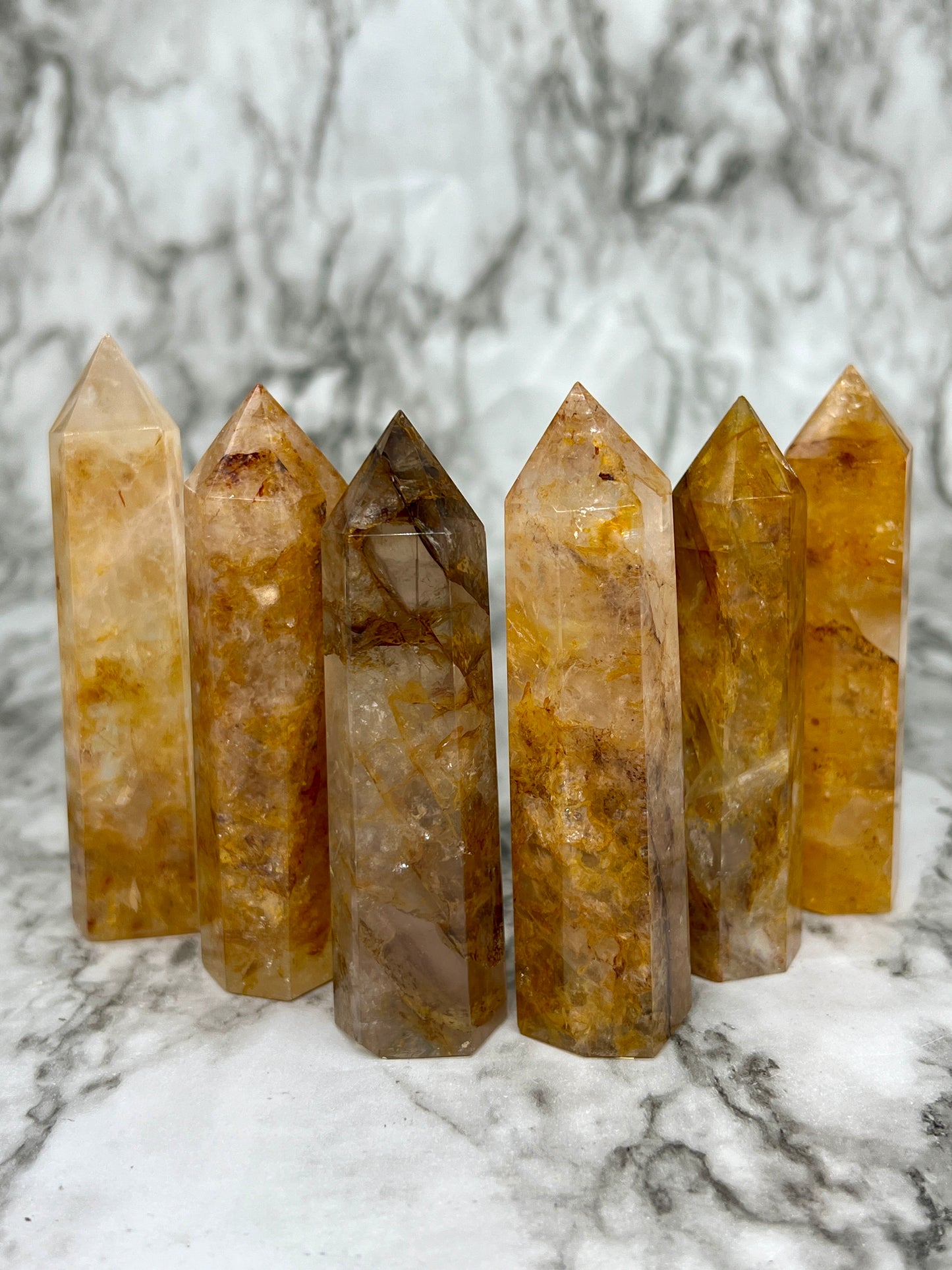 Golden Healer / Yellow Fire Quartz Point