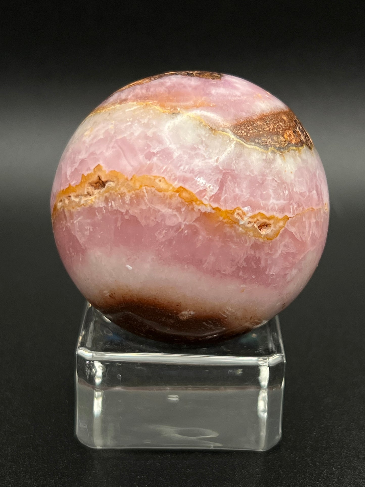 Pink Aragonite Sphere ✦Rare find✦