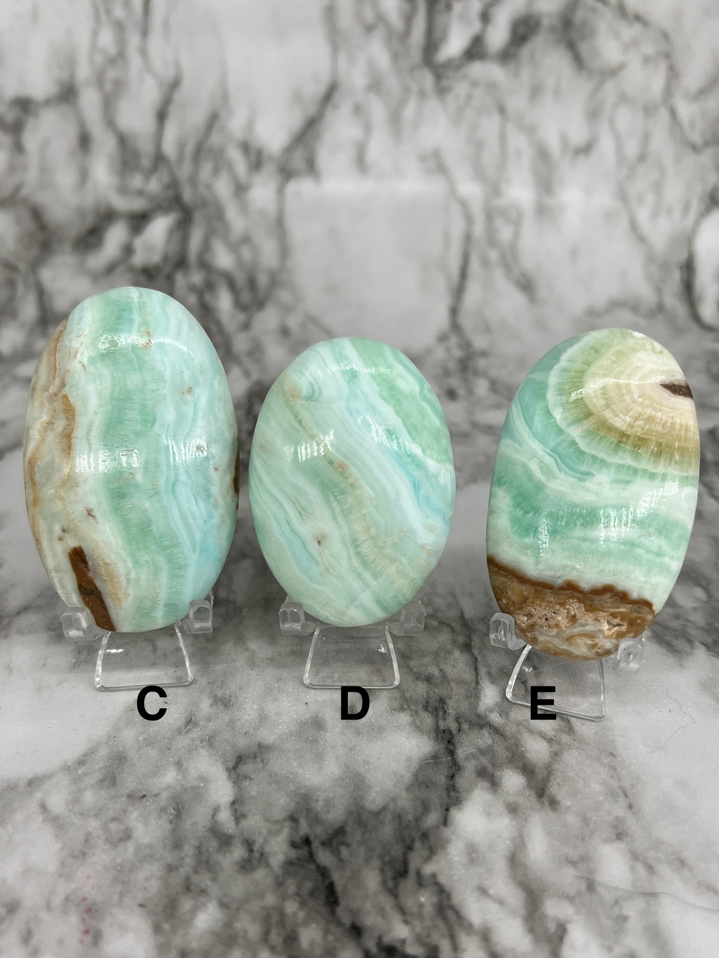 Aqua Caribbean Calcite Palm