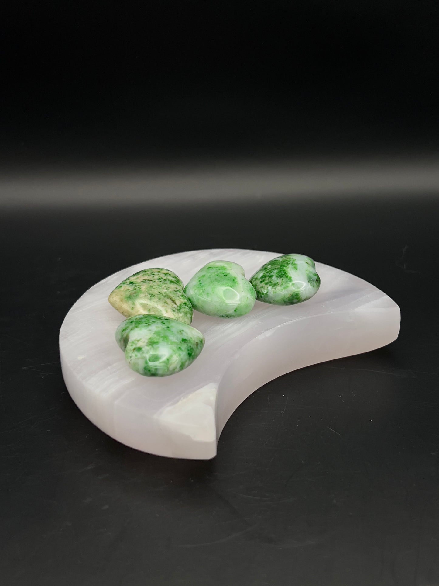 UV-Reactive Pink Mangano Moon Bowl / Carving
