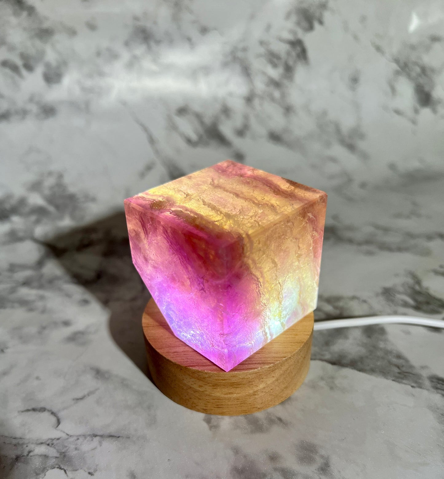 Fluorite Cube