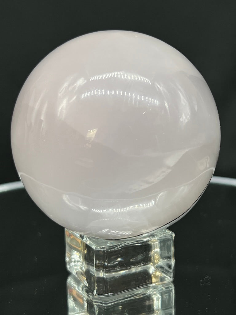 UV-Reactive Smokey-Pink Mangano Sphere