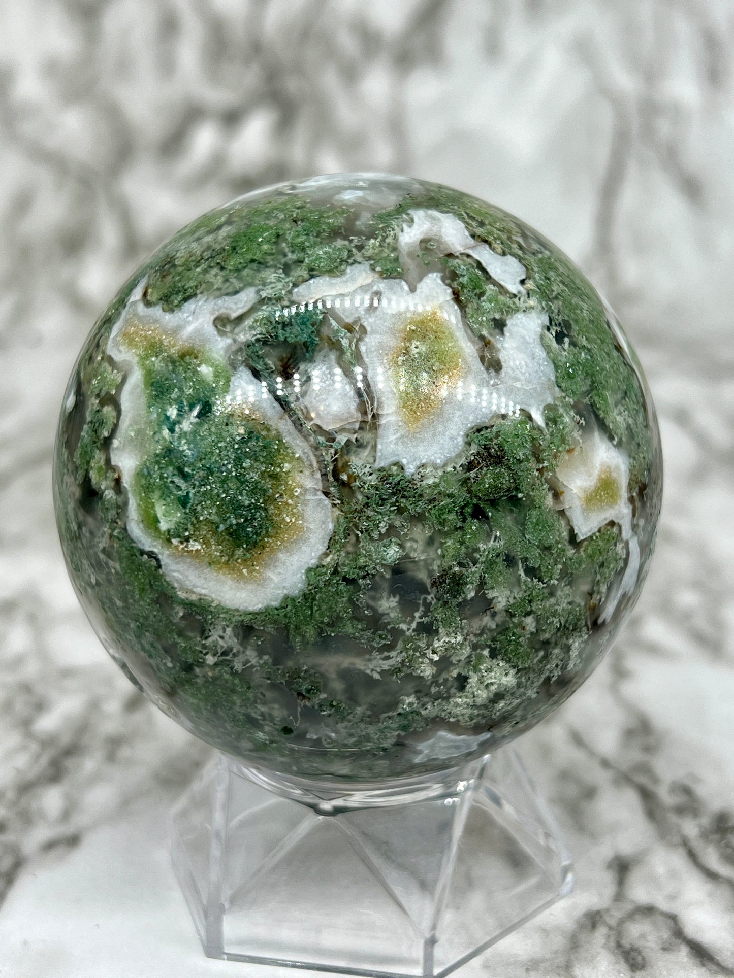 Moss Agate Sphere