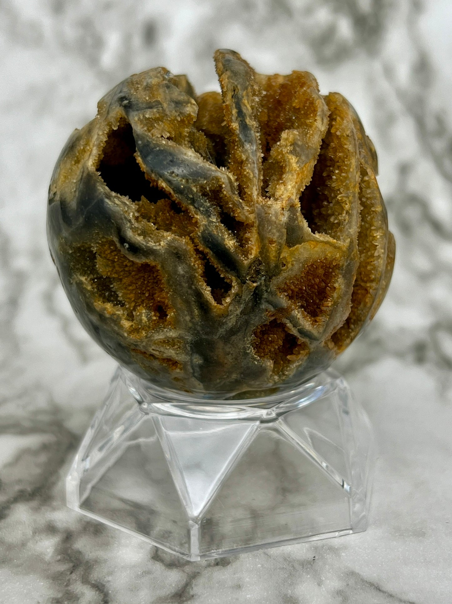 Sphalerite Druzy Sphere