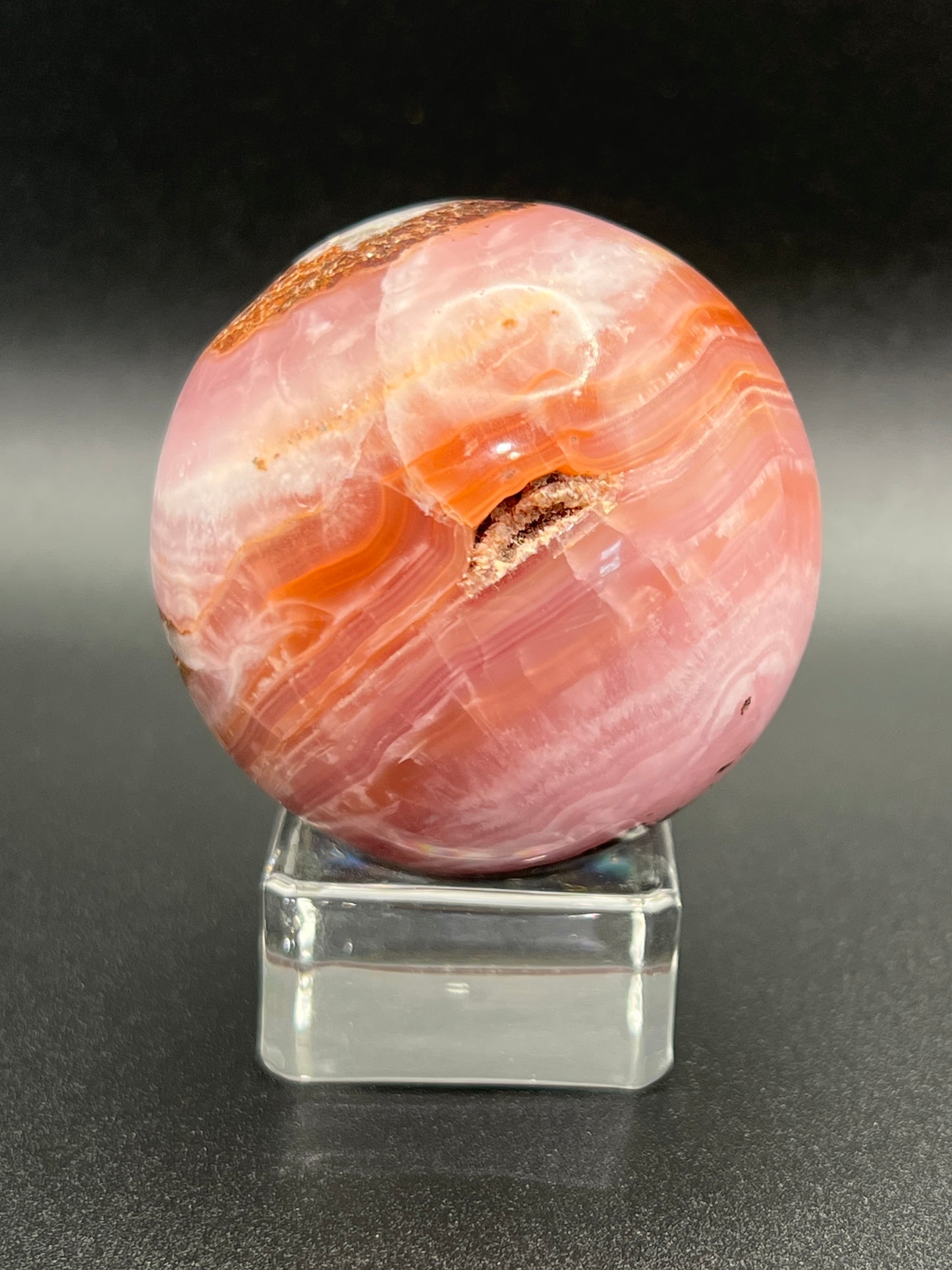 Pink Aragonite Sphere ✦Rare find✦