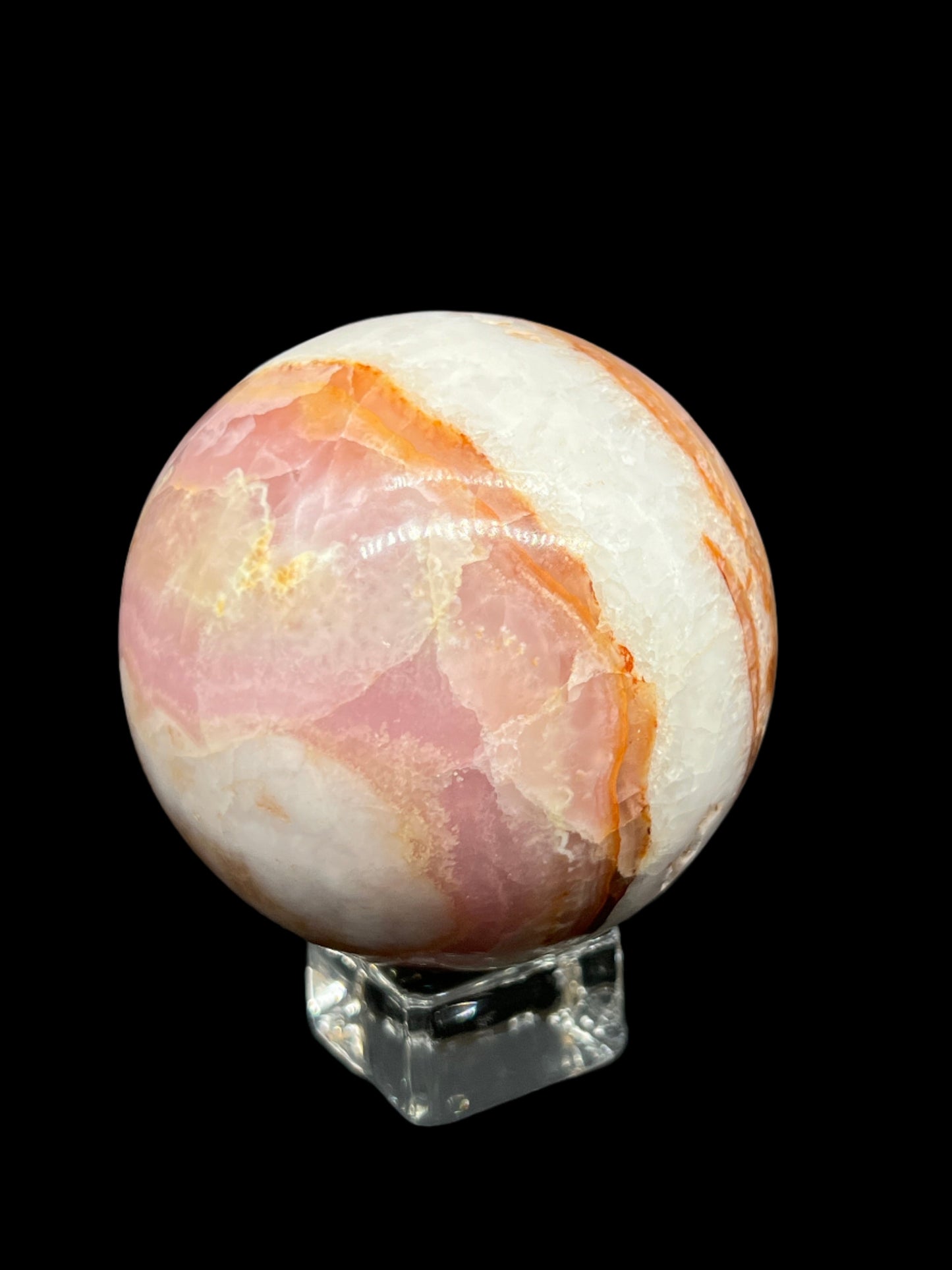 Pink Aragonite Sphere ✦Rare find✦