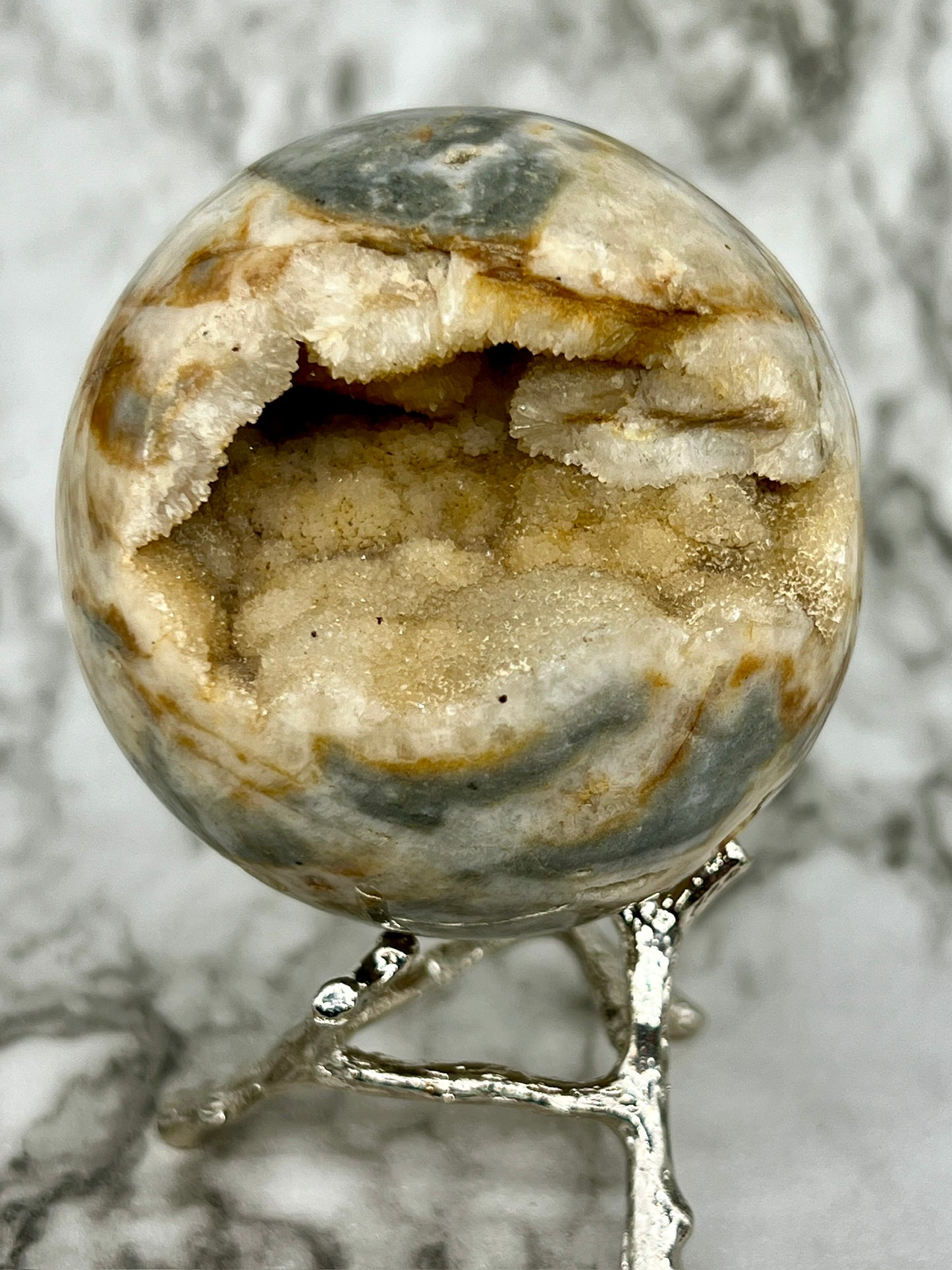 Sphalerite Druzy Sphere