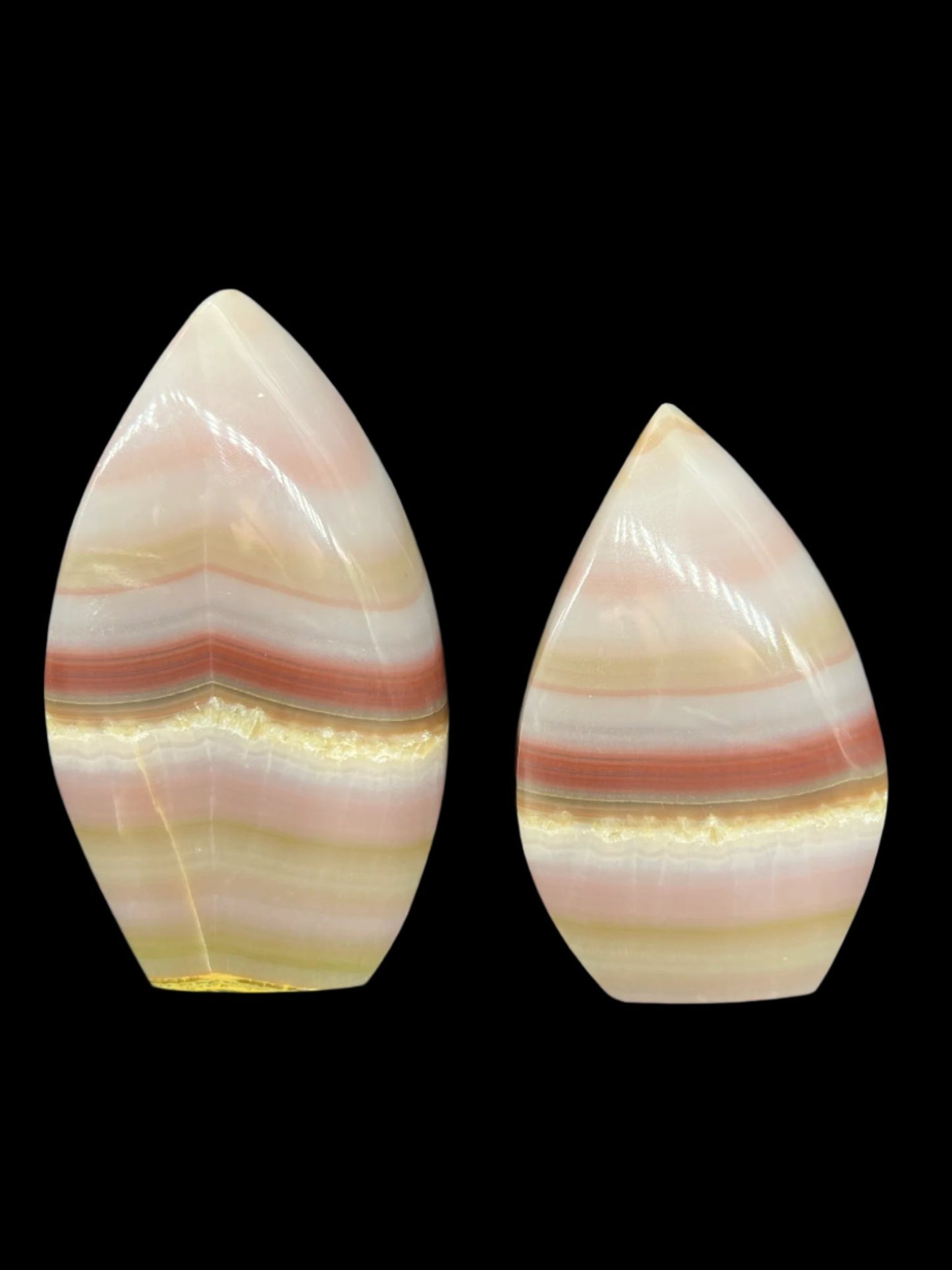 Pink Banded Onyx Freeform / Flame