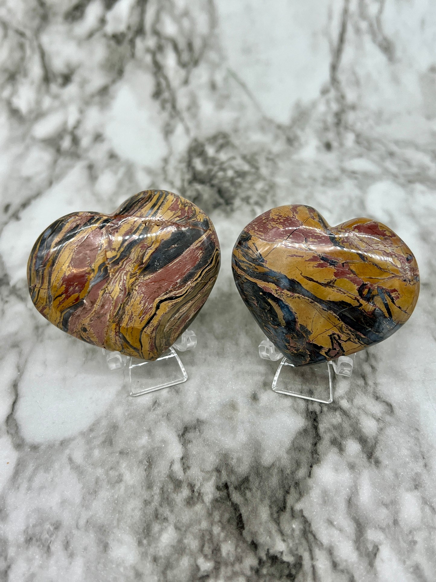 Pakistani Zebra Jasper Heart