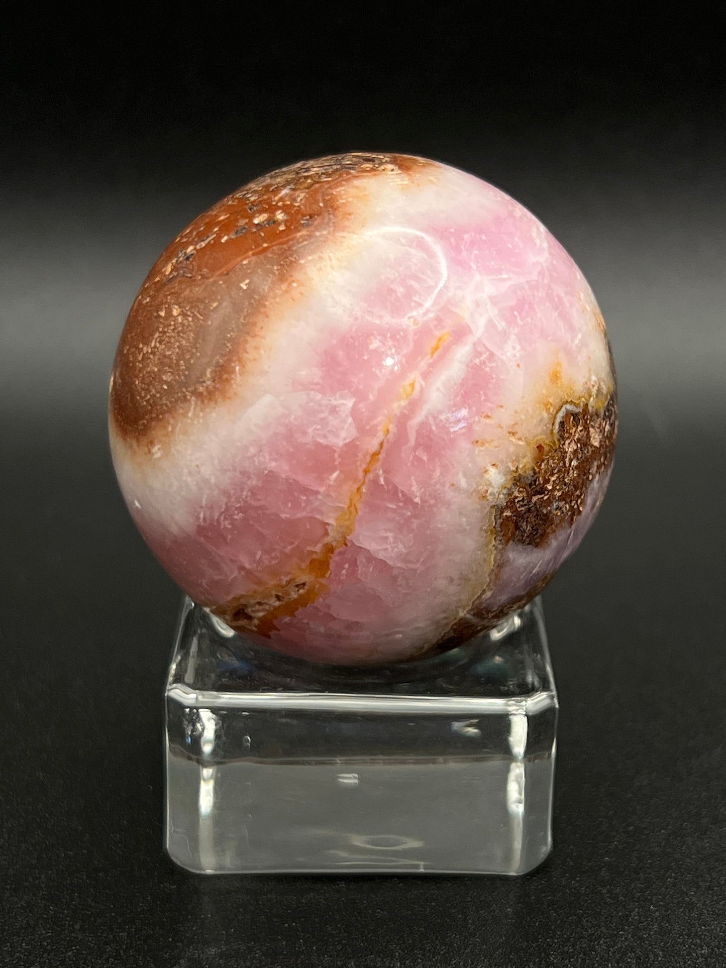 Pink Aragonite Sphere ✦Rare find✦
