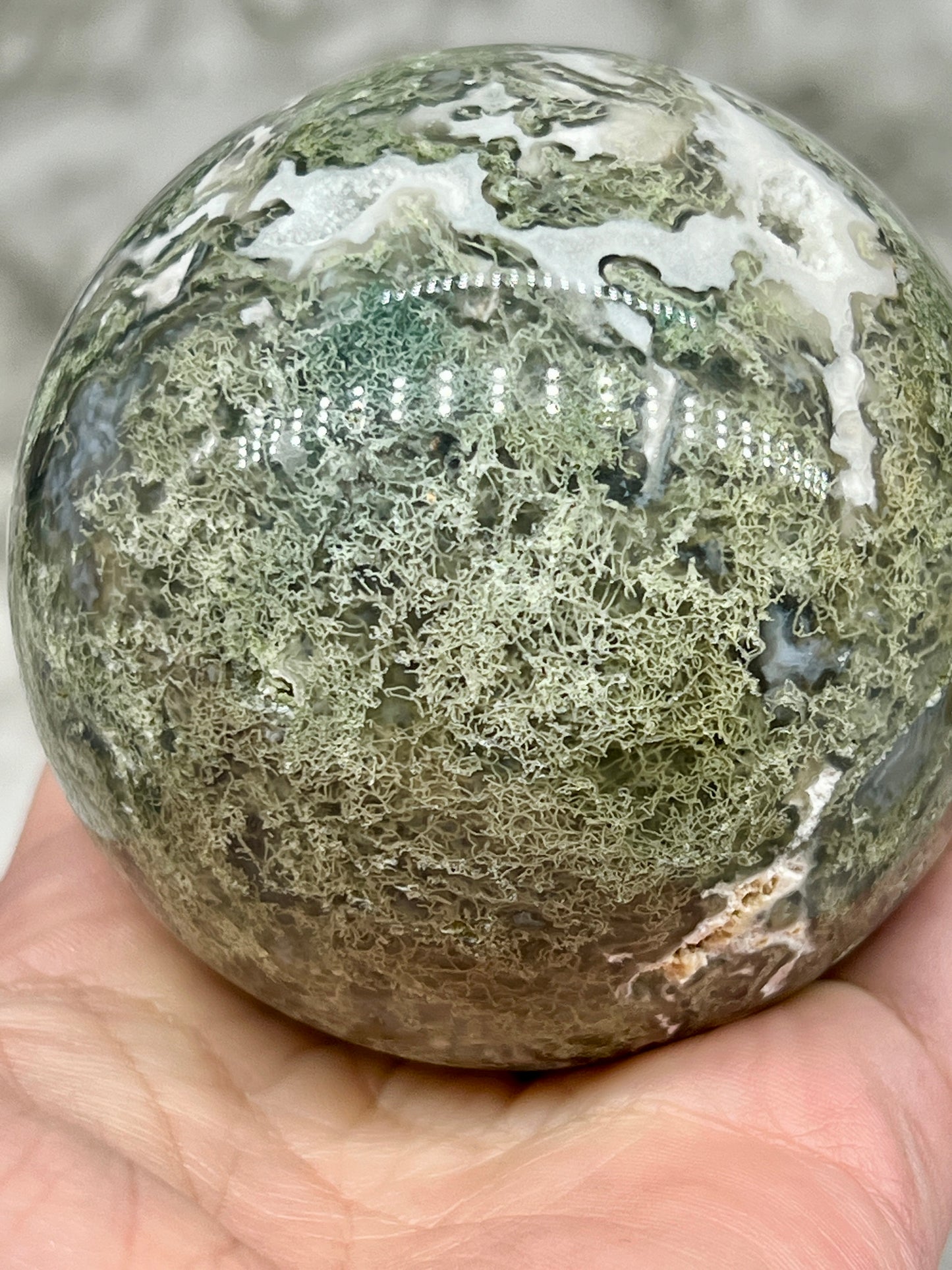 Moss Agate Sphere