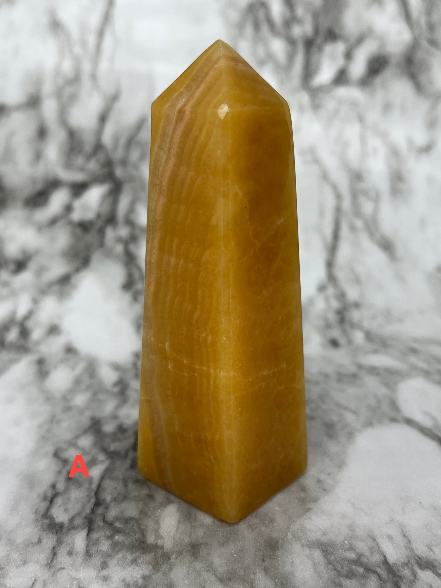 Orange Calcite Tower