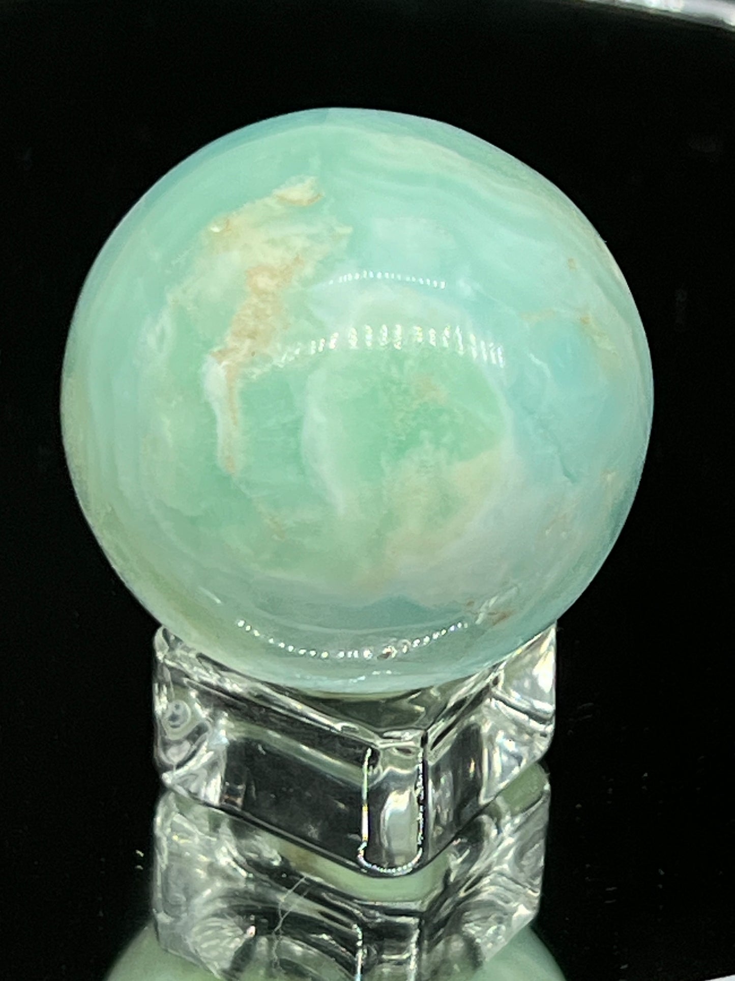 Blue Aragonite & Smithsonite Sphere