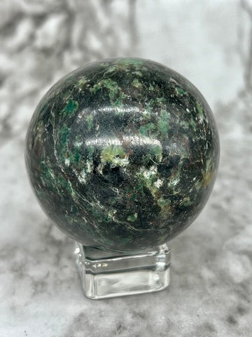 Hydrogrossular Garnet Sphere