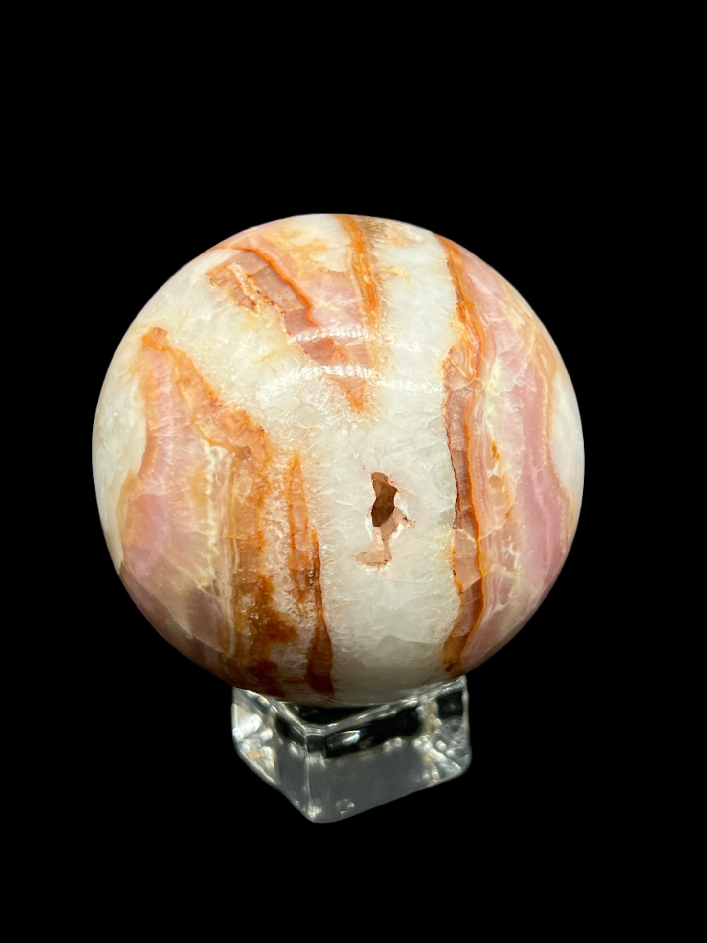 Pink Aragonite Sphere ✦Rare find✦