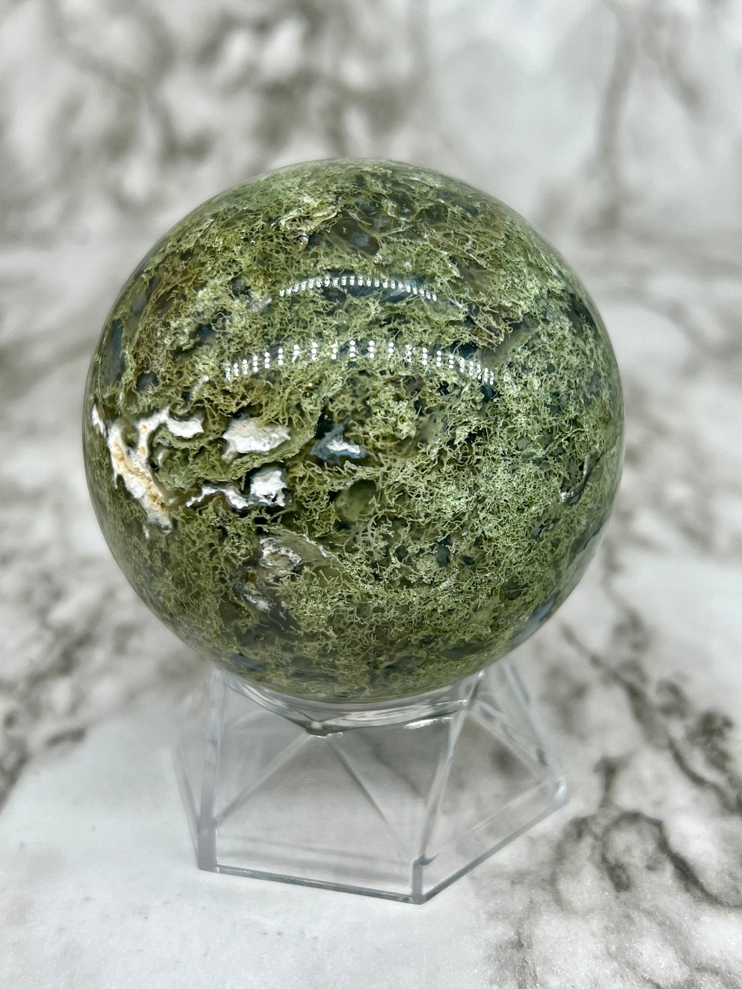 Moss Agate Sphere