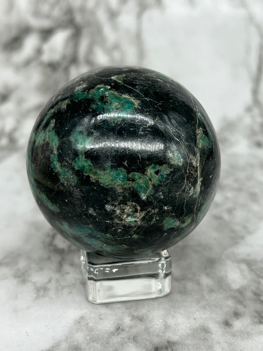 Hydrogrossular Garnet Sphere
