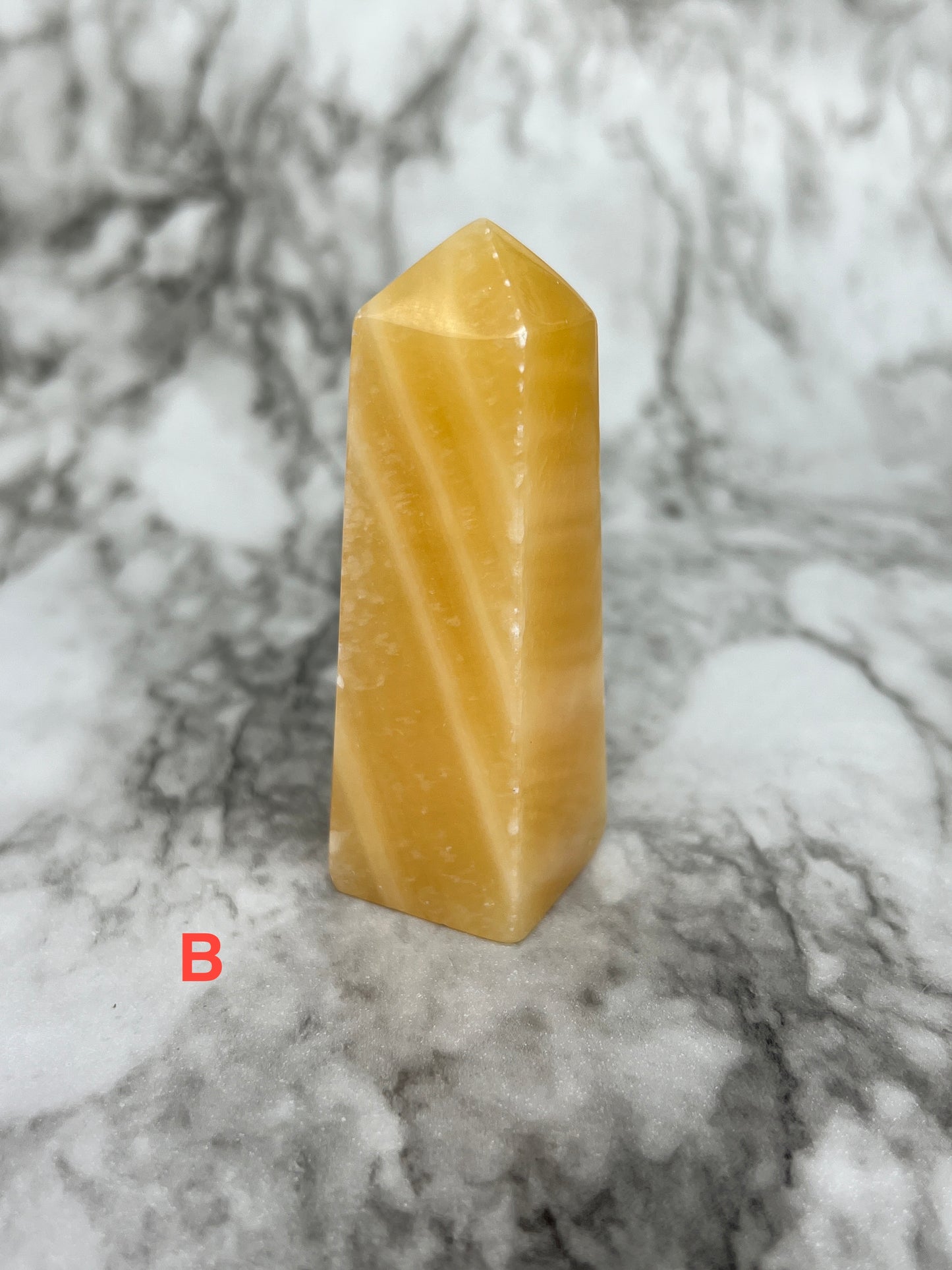 Orange Calcite Tower