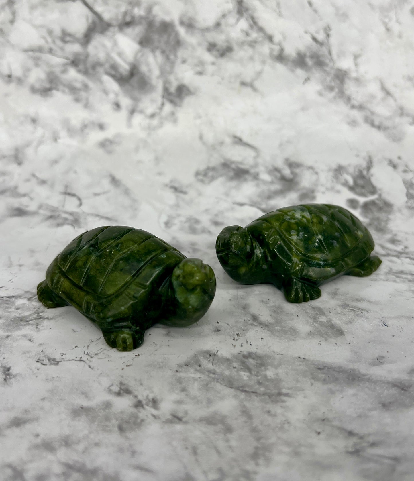 Serpentine Jade Turtle Carving