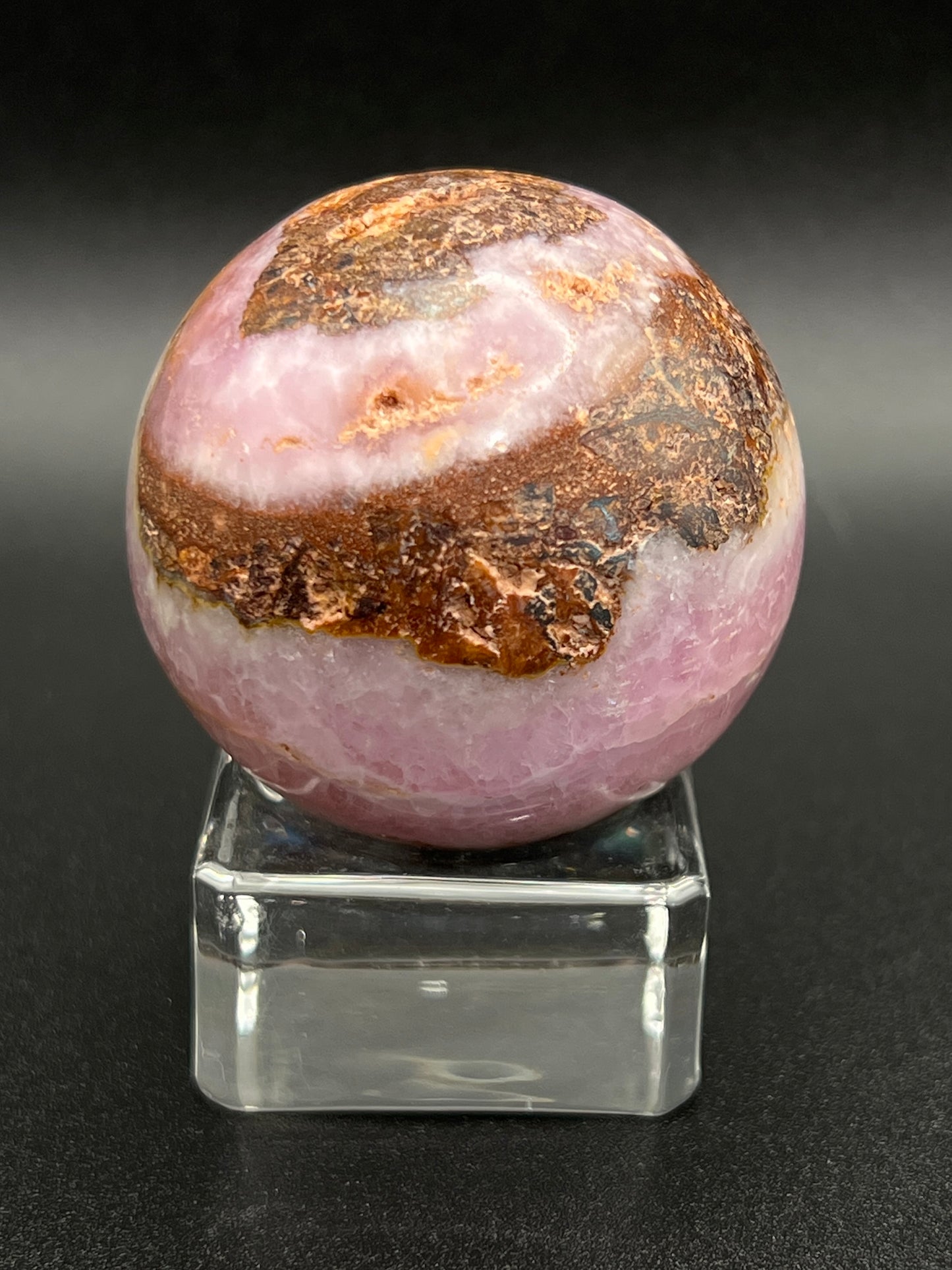 Pink Aragonite Sphere ✦Rare find✦
