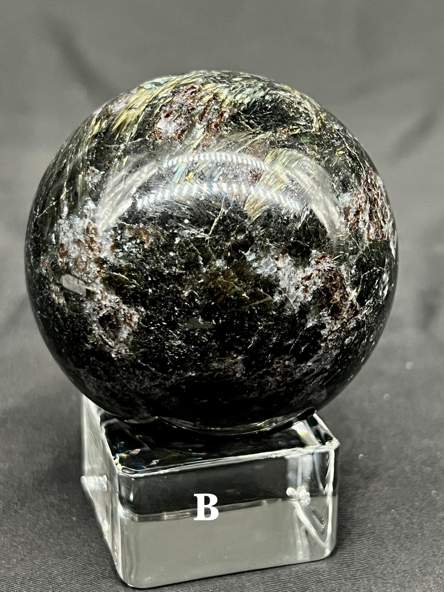 Fireworks Obsidian Sphere