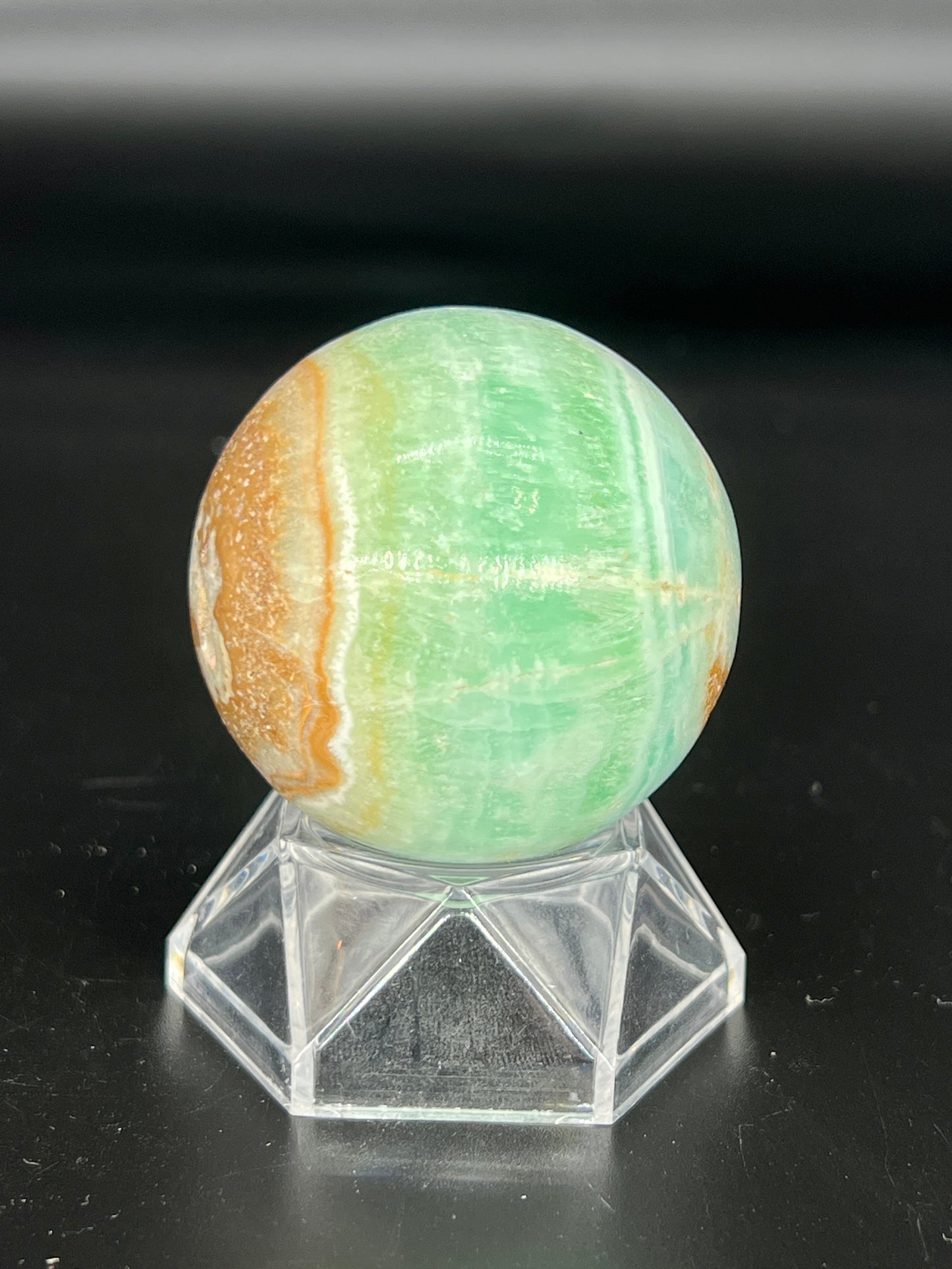 Aqua Caribbean Calcite Sphere