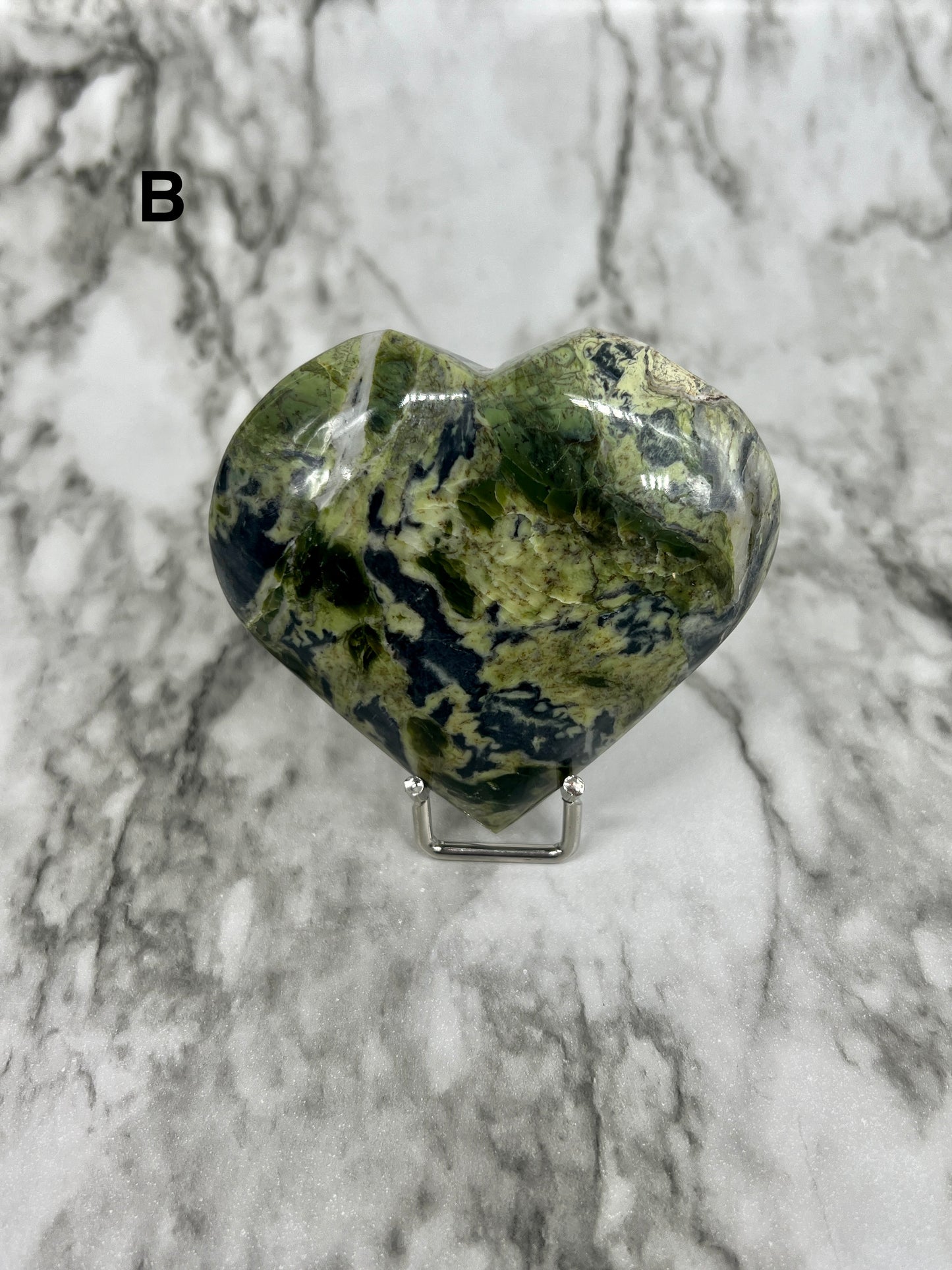 Rare Serpentine Heart