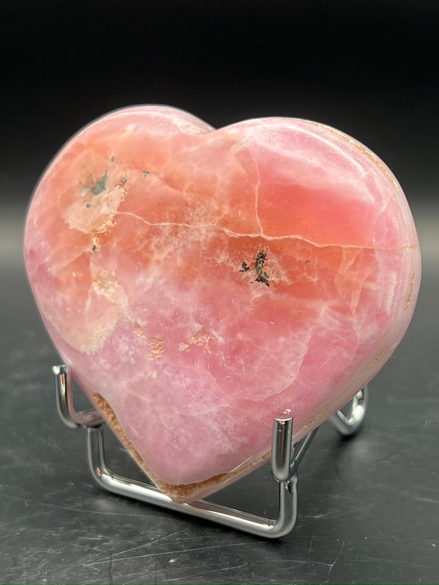 Pink Aragonite Heart ✦Rare find✦