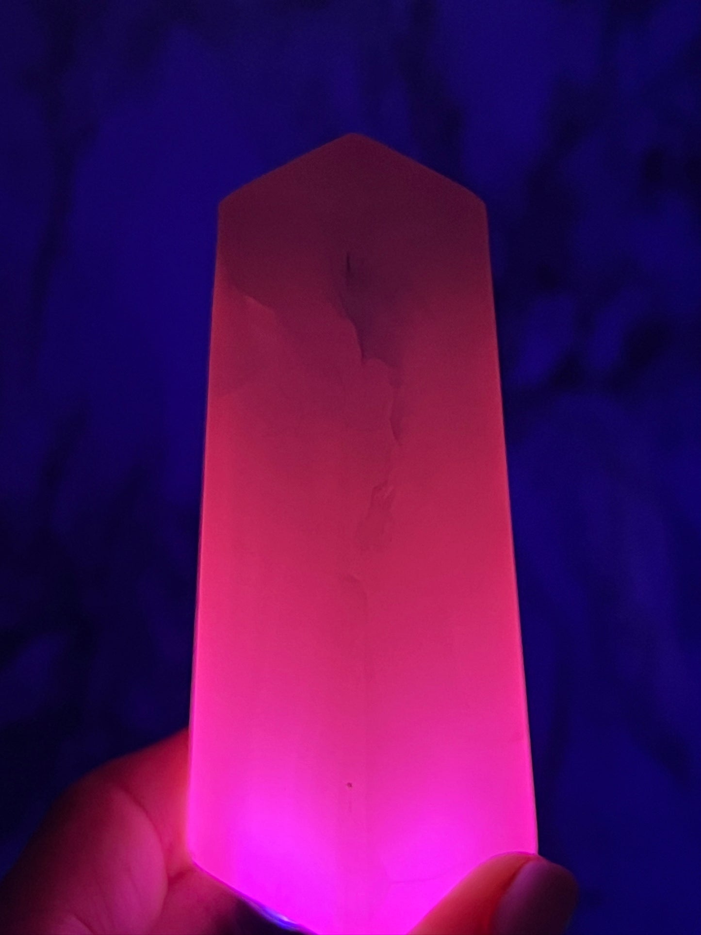 UV-Reactive Pink Mangano Tower