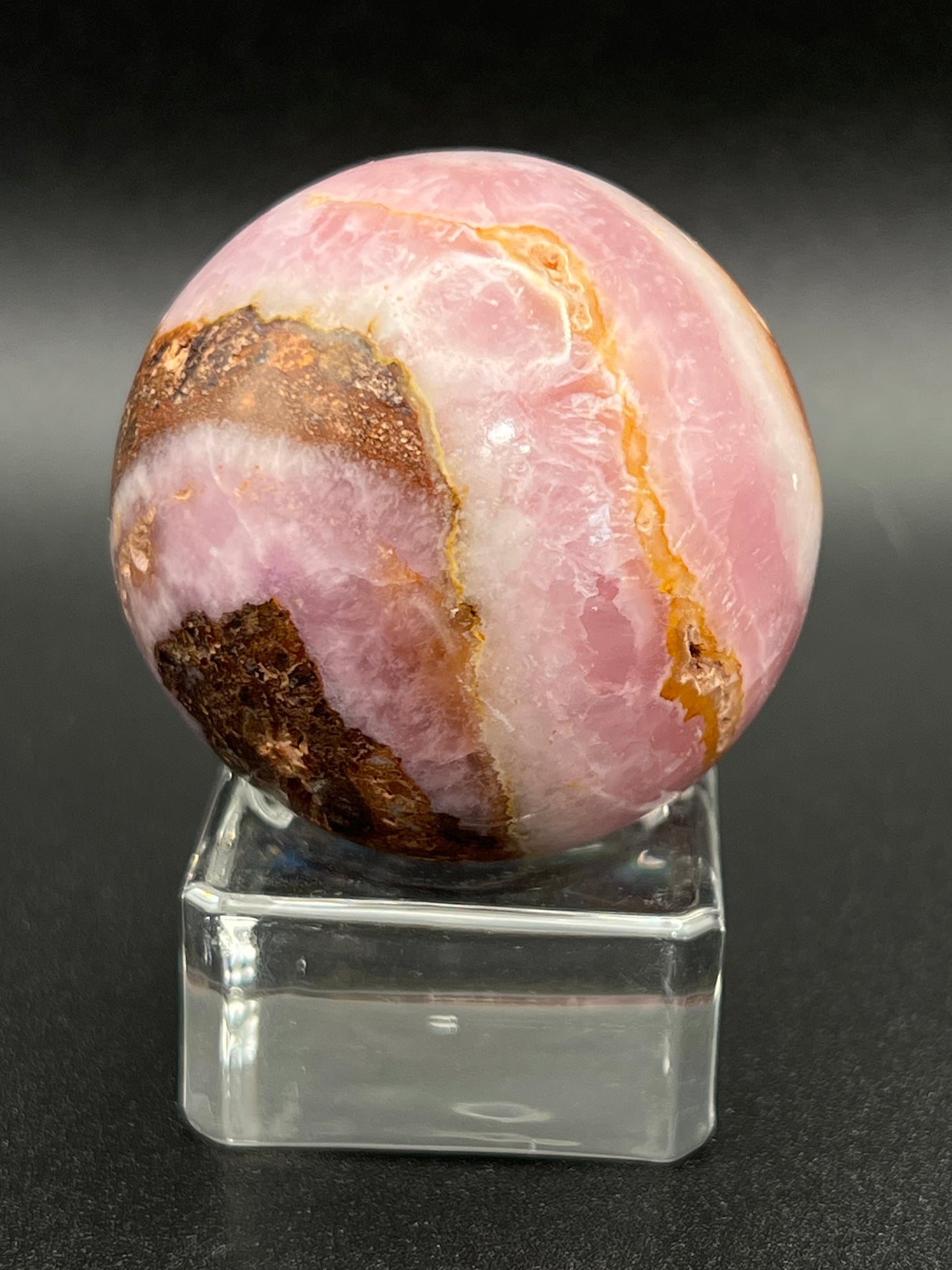 Pink Aragonite Sphere ✦Rare find✦