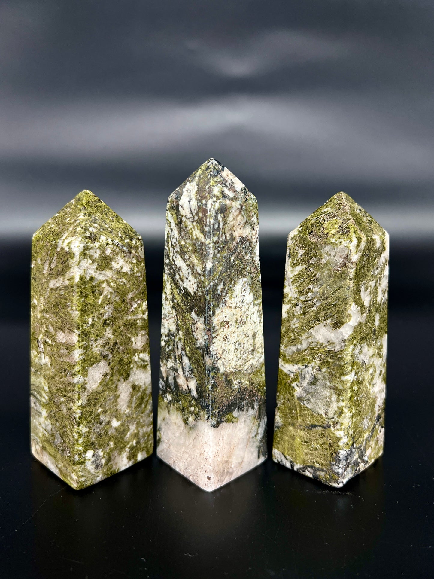 Epidote & Quartz Tower