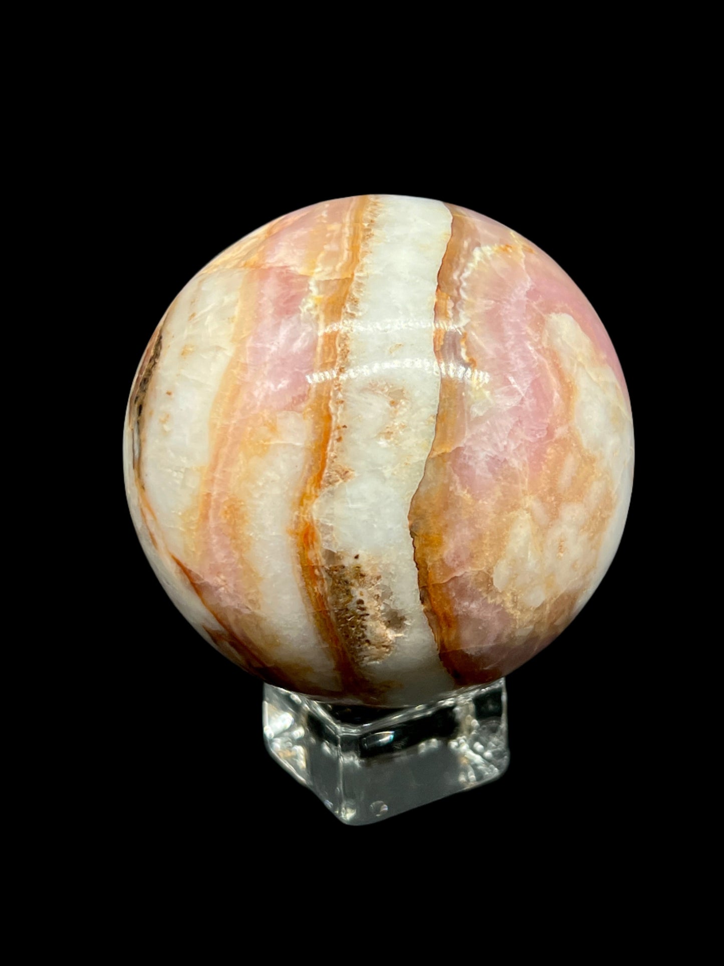 Pink Aragonite Sphere ✦Rare find✦