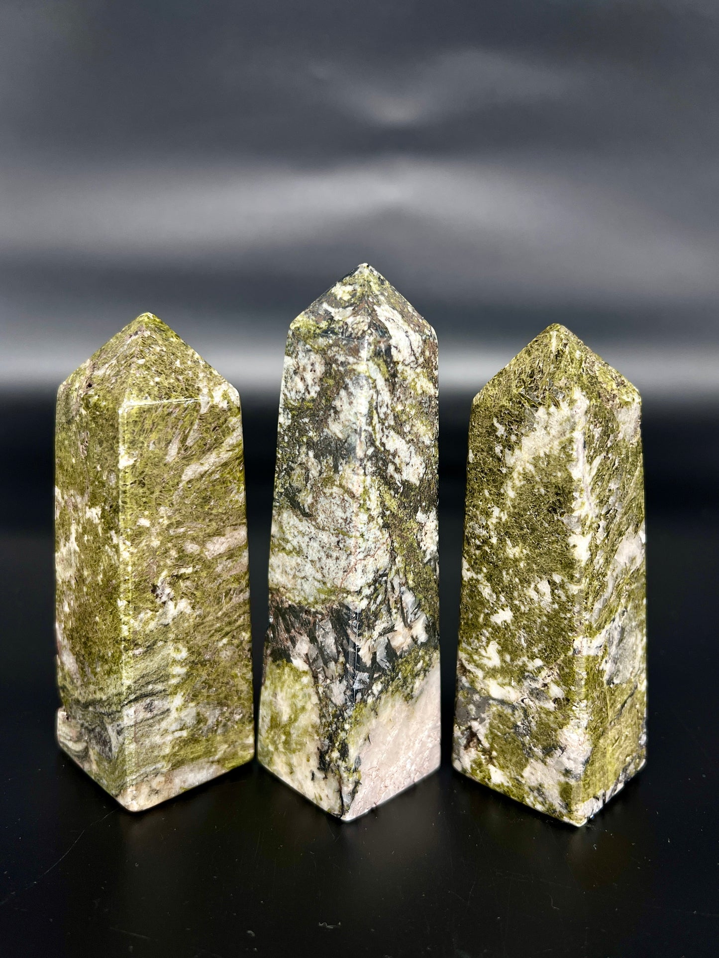 Epidote & Quartz Tower